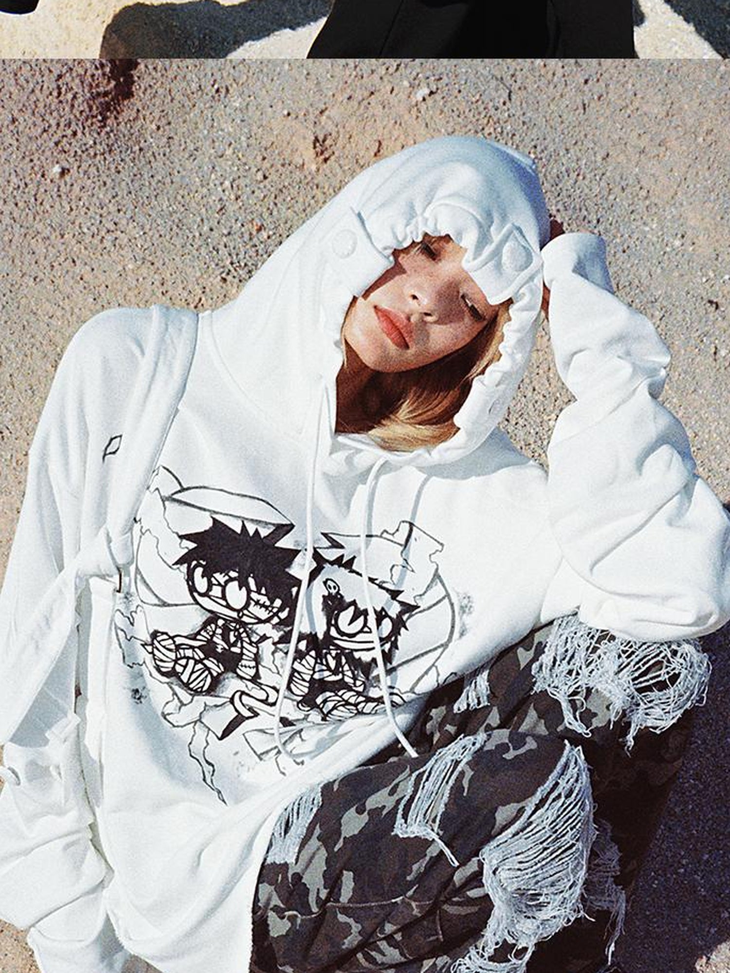 CFIERCE Mummy Couple Print Sweatshirt