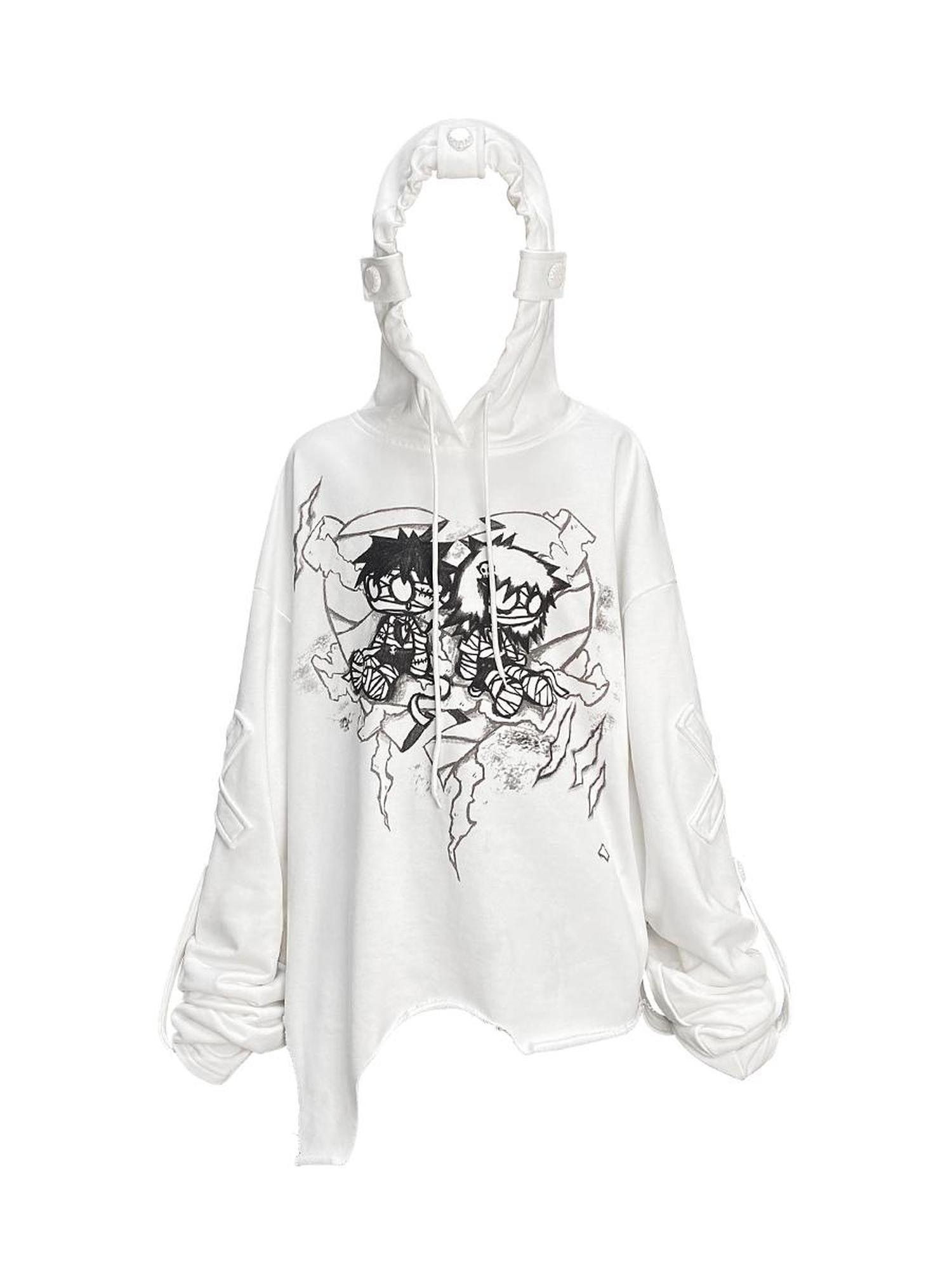 CFIERCE Mummy Couple Print Sweatshirt