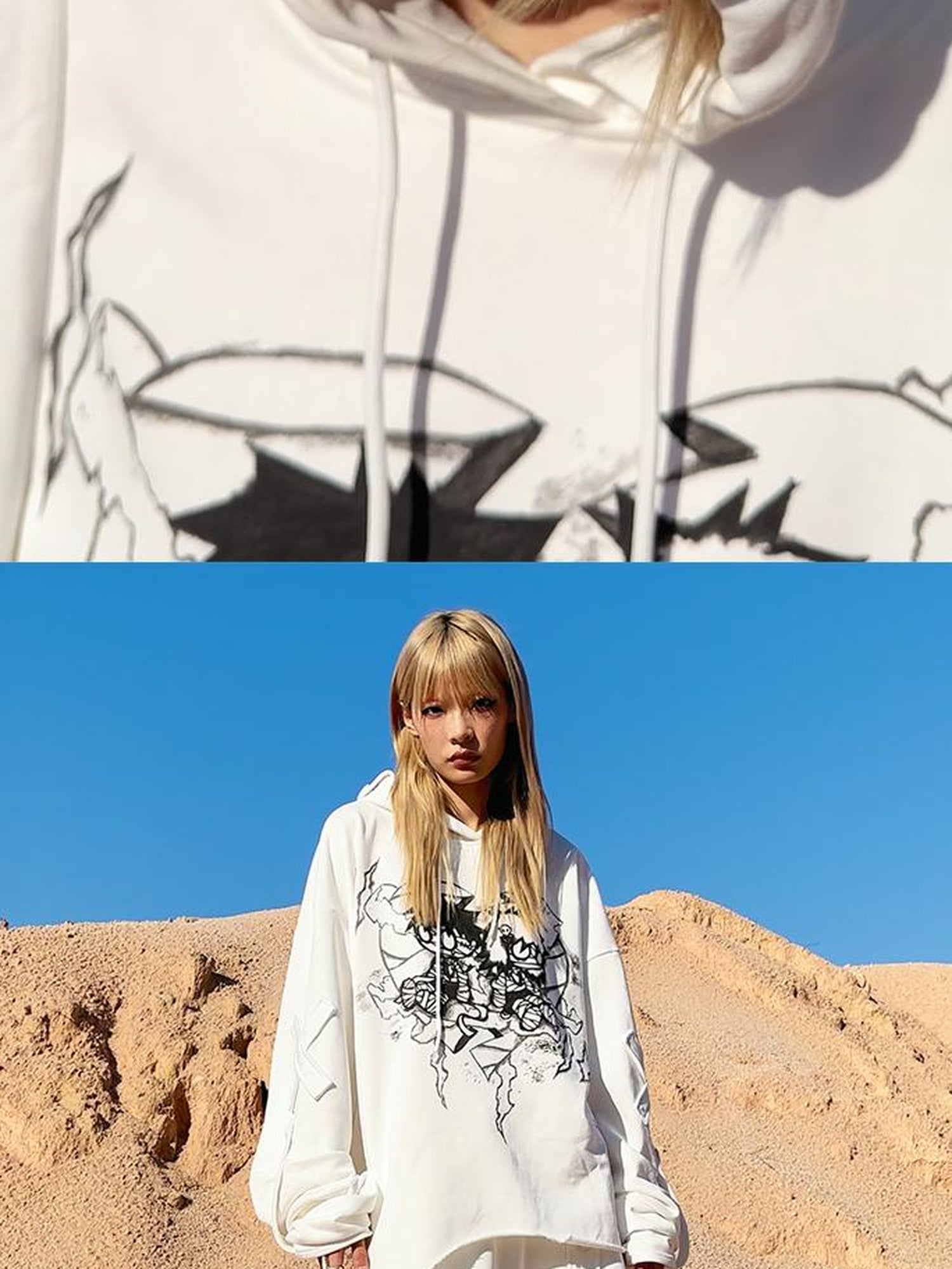 CFIERCE Mummy Couple Print Sweatshirt