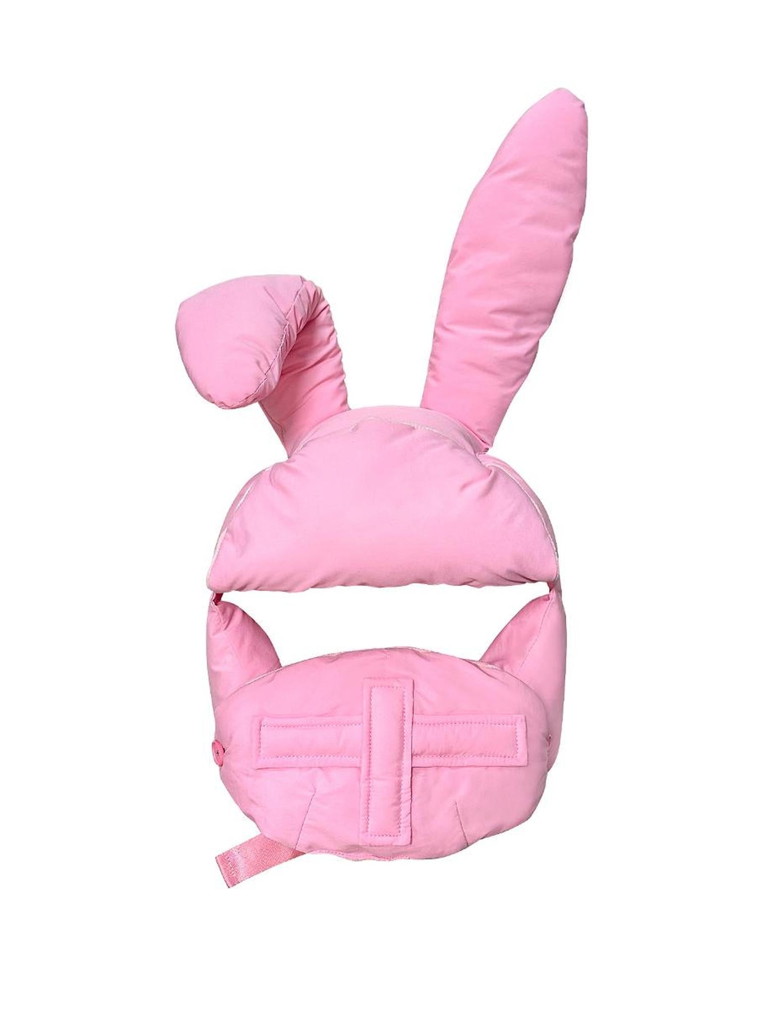 CFIERCE Plush Bunny Ears Cotton Hat