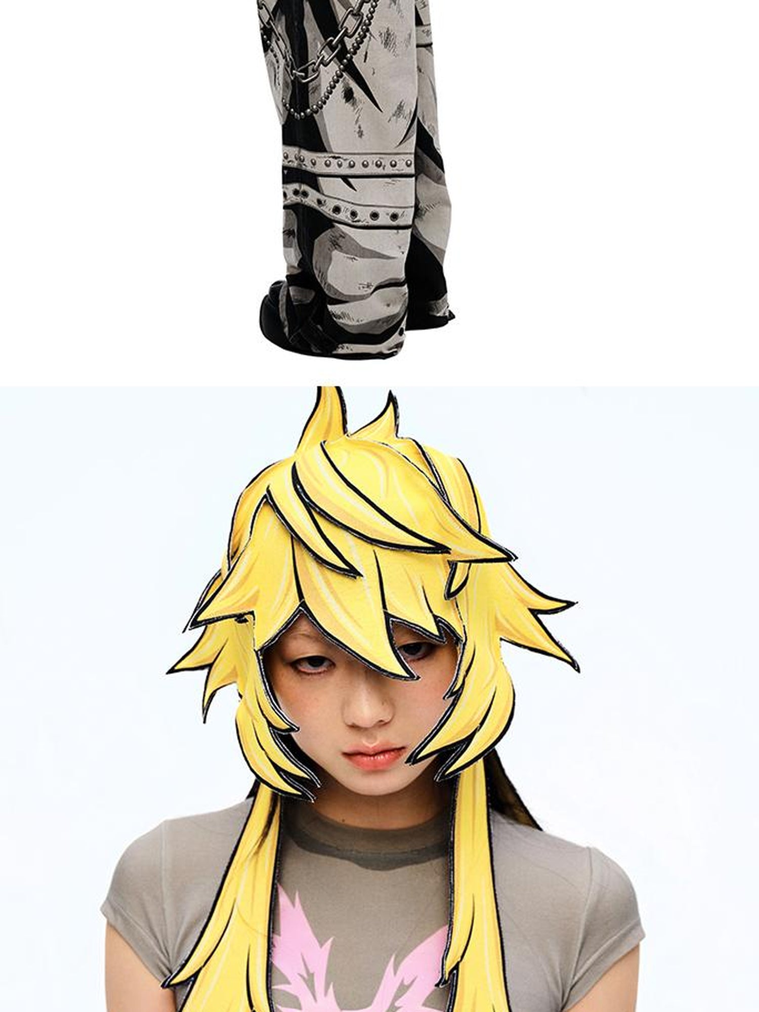 CFIERCE Printed Long Hair Beanie
