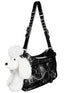Pu Tote Bag With Alloy Accents