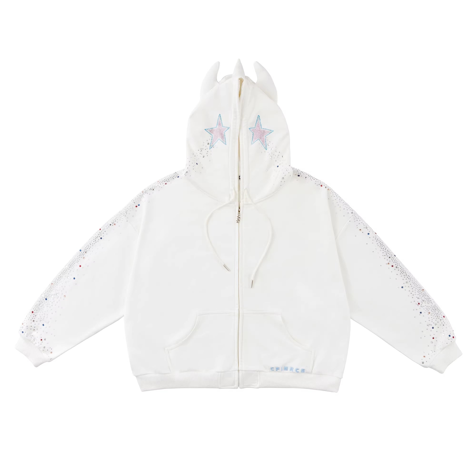 CFIERCE_Pure_Cotton_Loose_Fit_Zip_Front_Letter_Graphic_Unisex_Teen_Casual_Hoodies_MISSTT