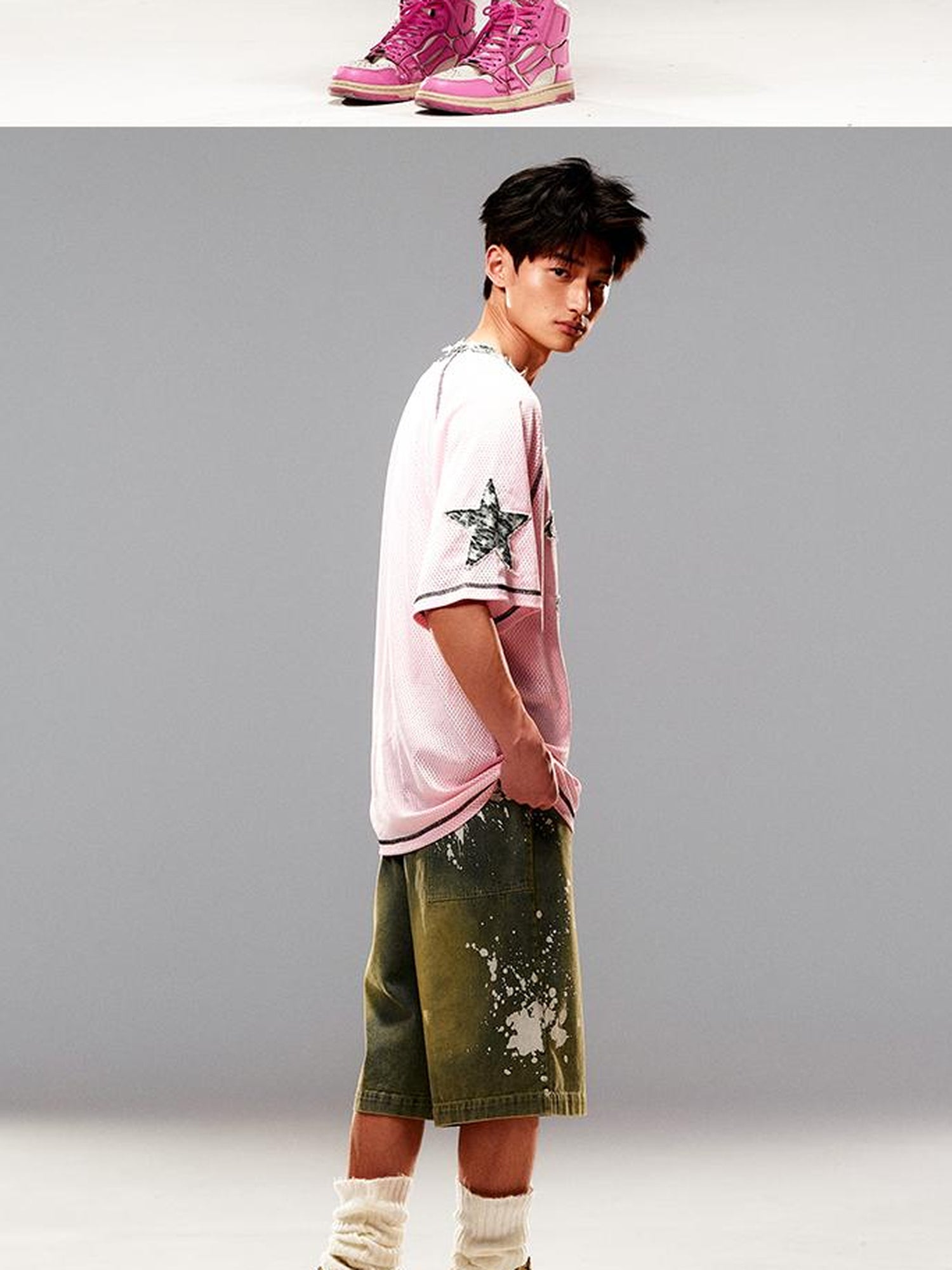 CFIERCE Rabbit Skull Loose Fit T Shirt