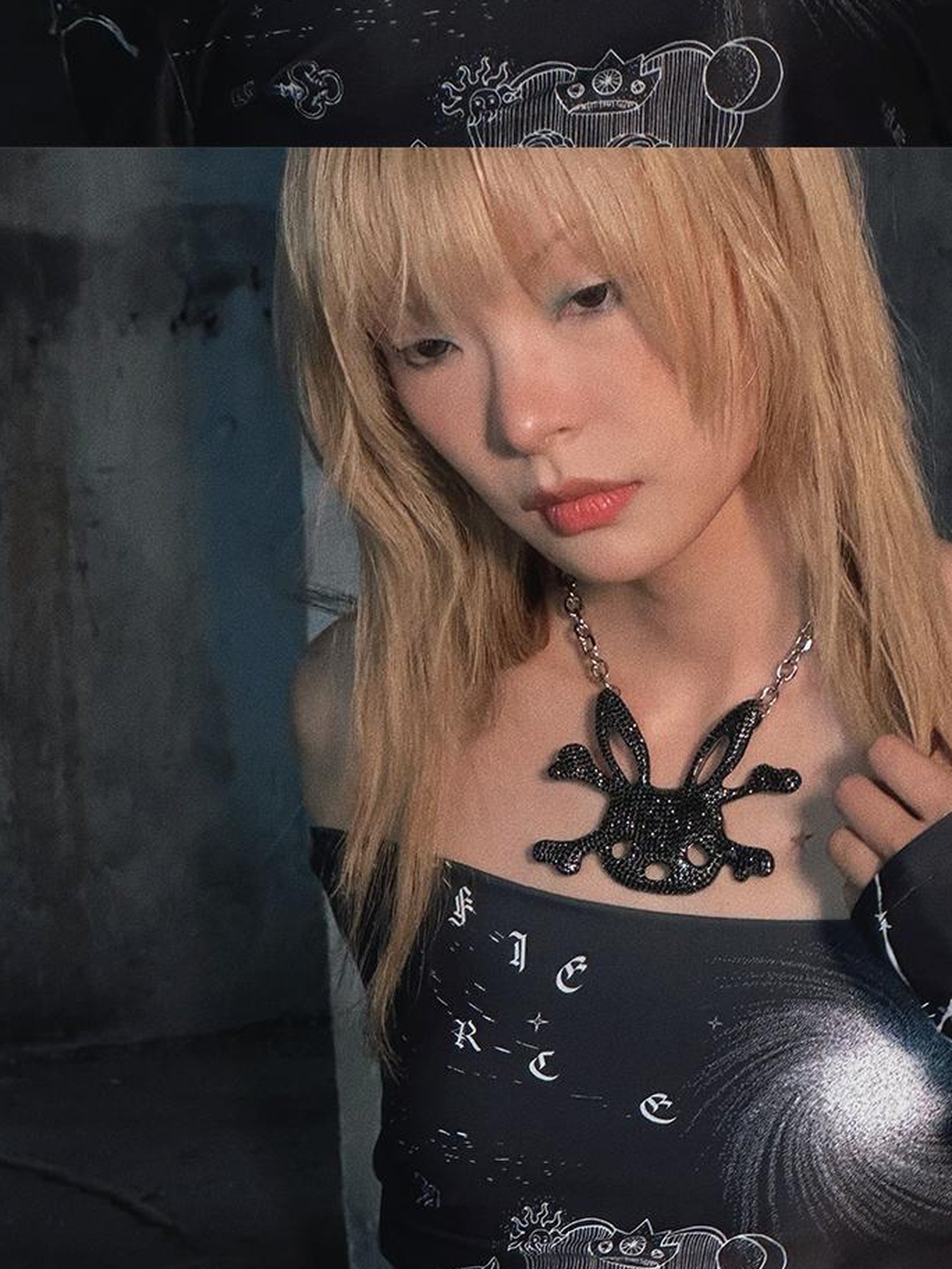 CFIERCE Rabbit Skull Pendant Necklace