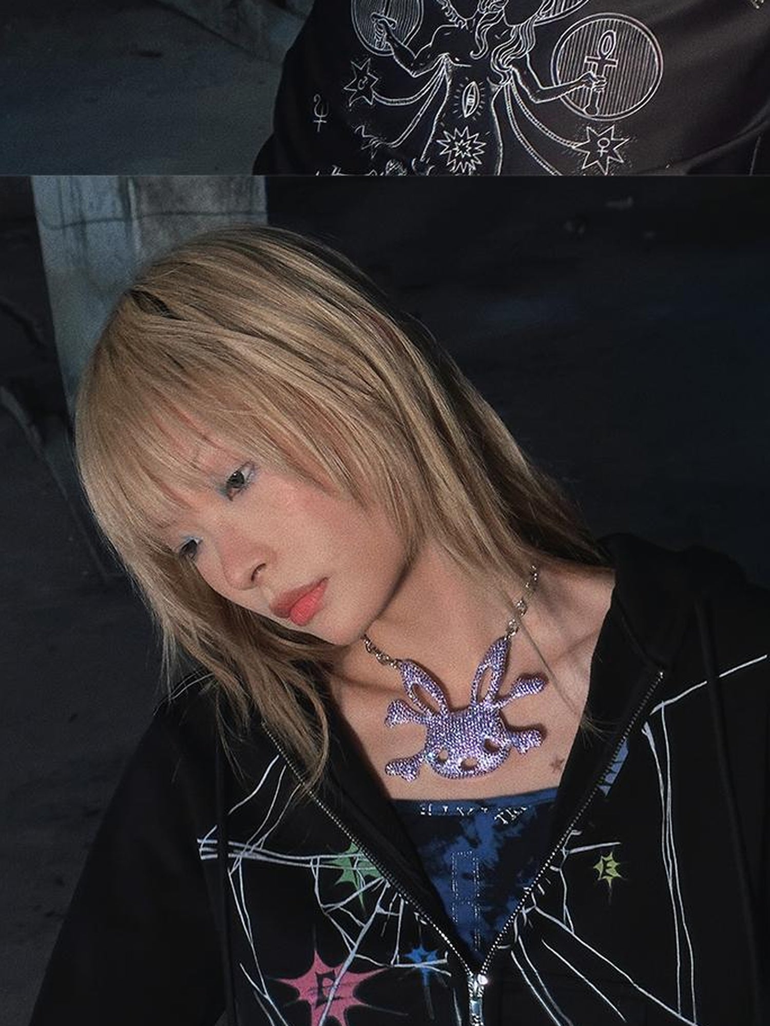 CFIERCE Rabbit Skull Pendant Necklace