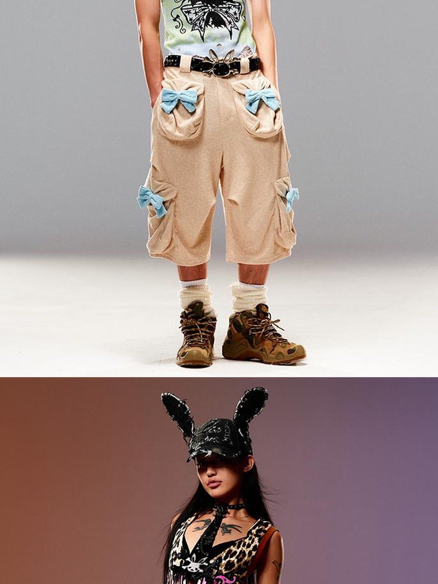 CFIERCE Rebel Rabbit Denim Cap