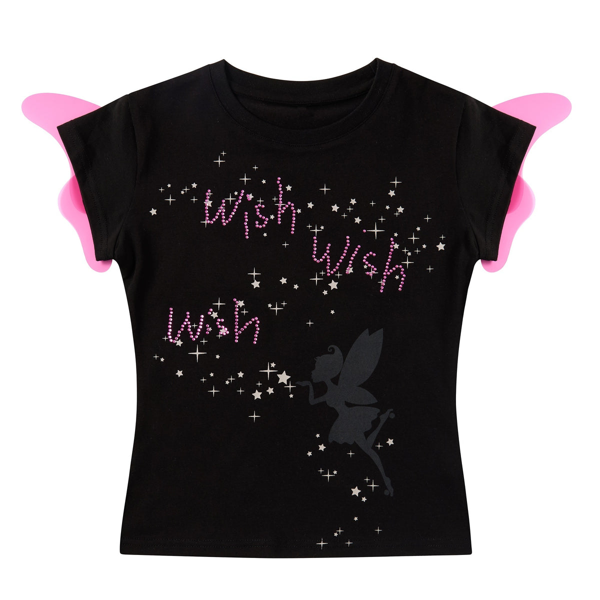 CFIERCE_Rhinestone_Print_Fairy_Wing_Short_Sleeve_Women&