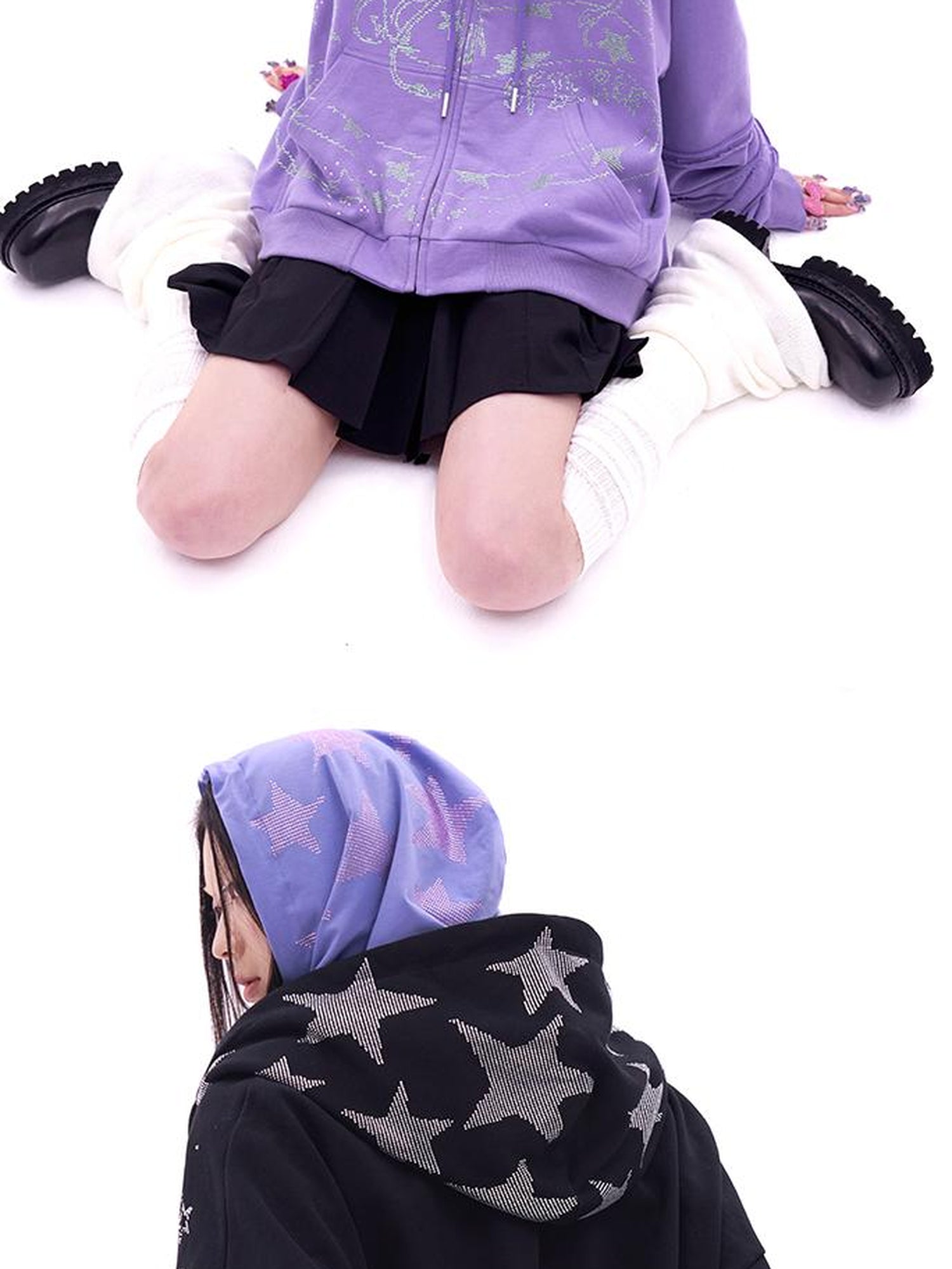 CFIERCE Snake Year Glitter Hoodie