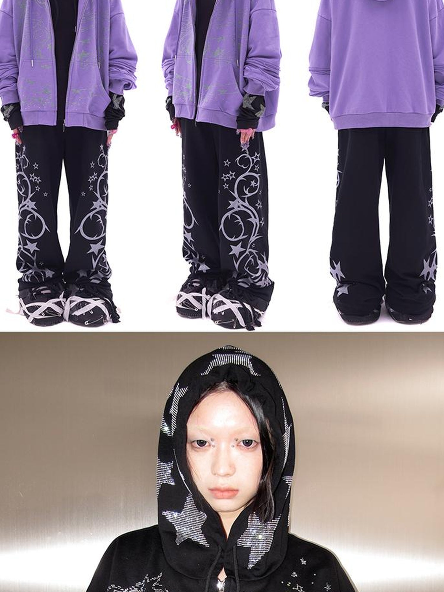 CFIERCE Snake Year Glitter Hoodie