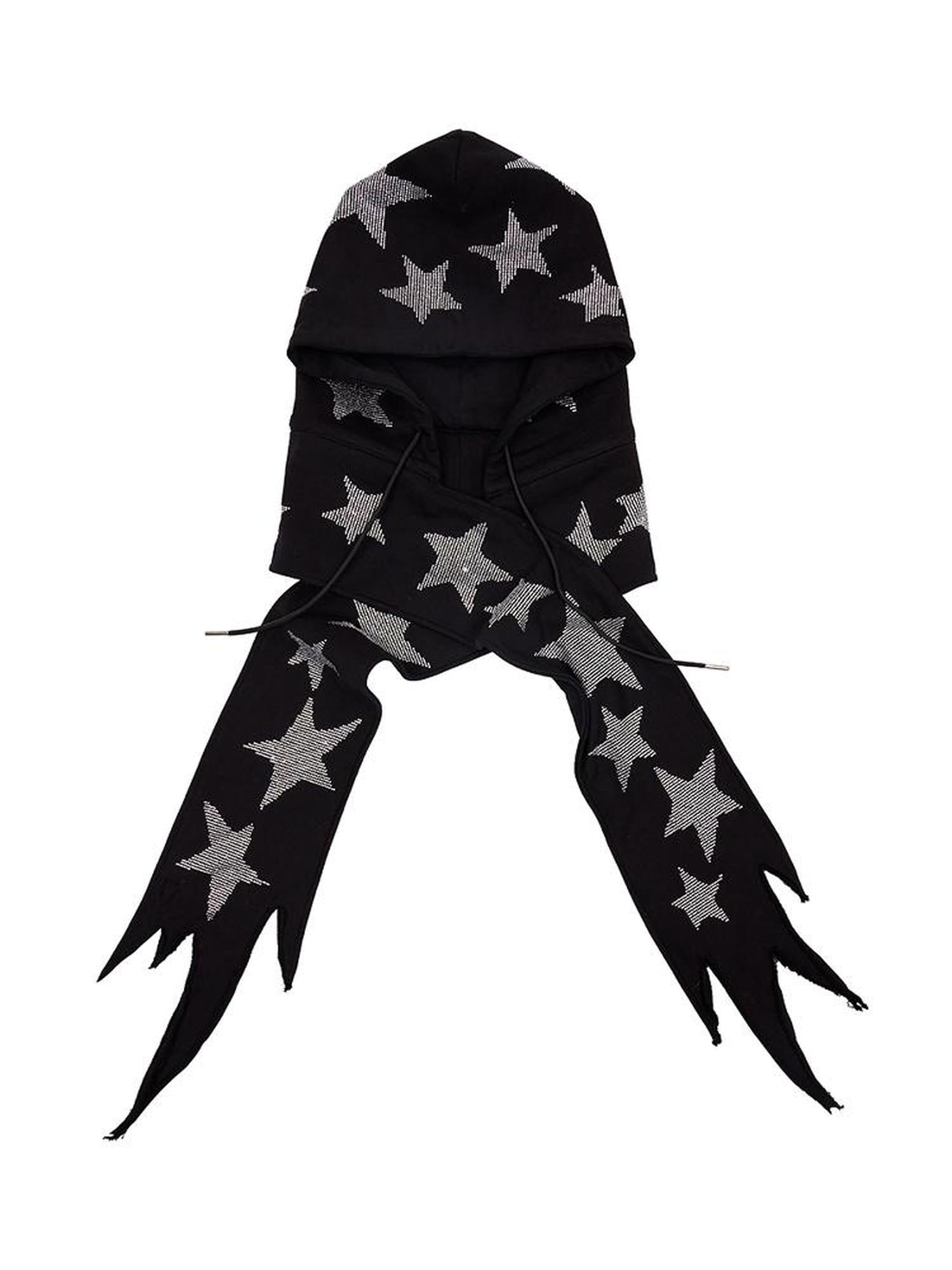 CFIERCE Star Embellished Scarf Hat