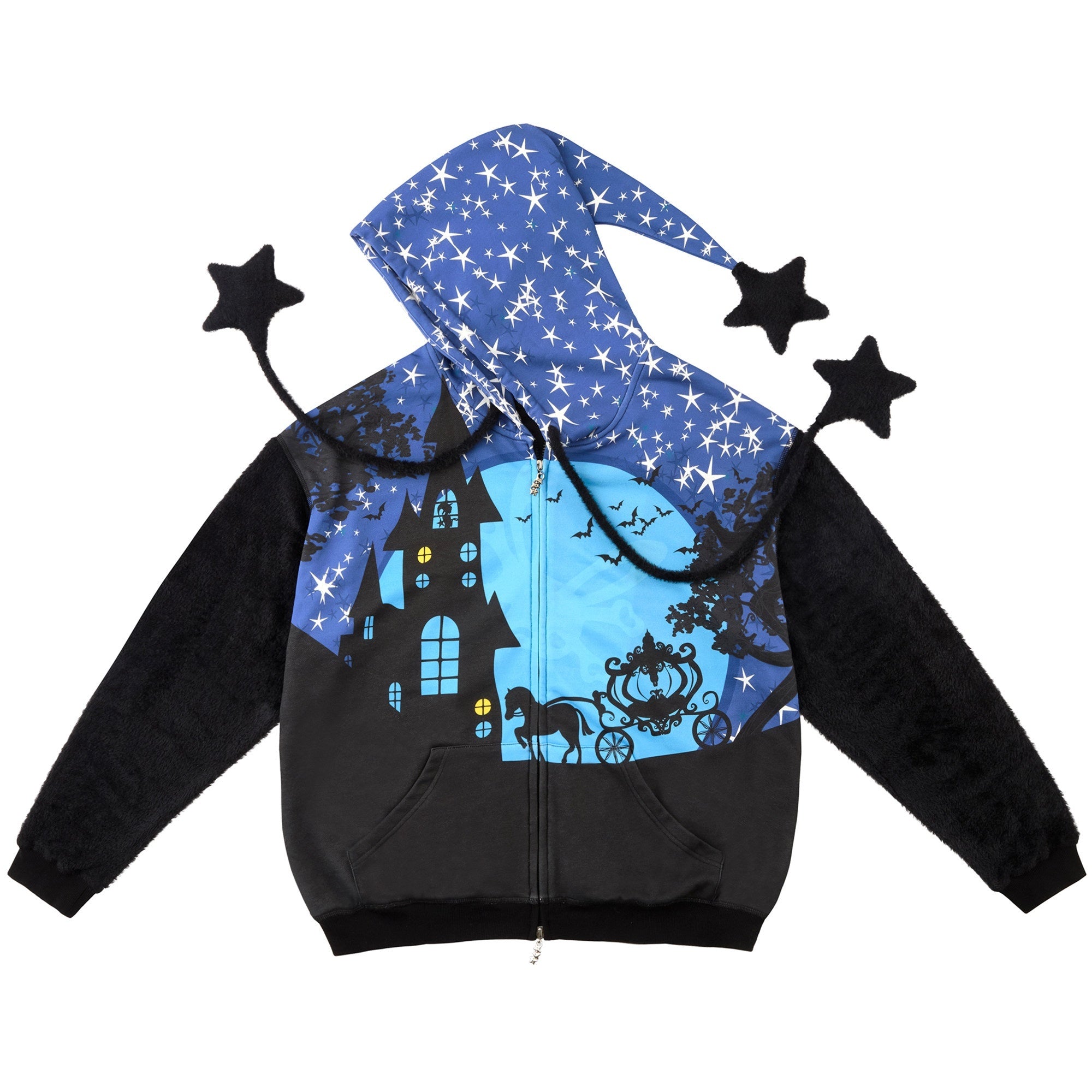 CFIERCE_Starry_Night_Witch_Hooded_Zip_Loose_Fit_Women&