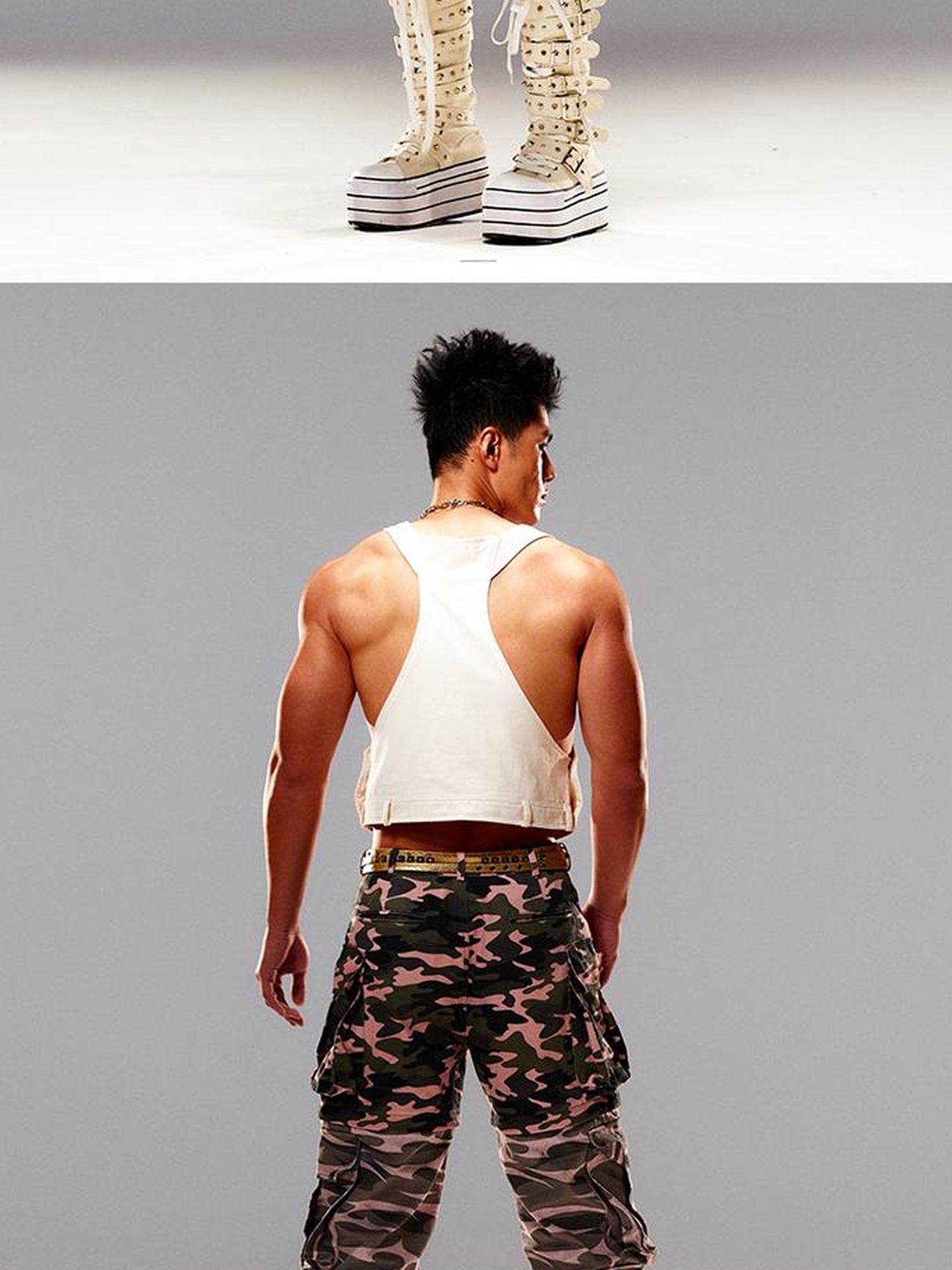 CFIERCE Tactical Vest With Weapon Camo Print