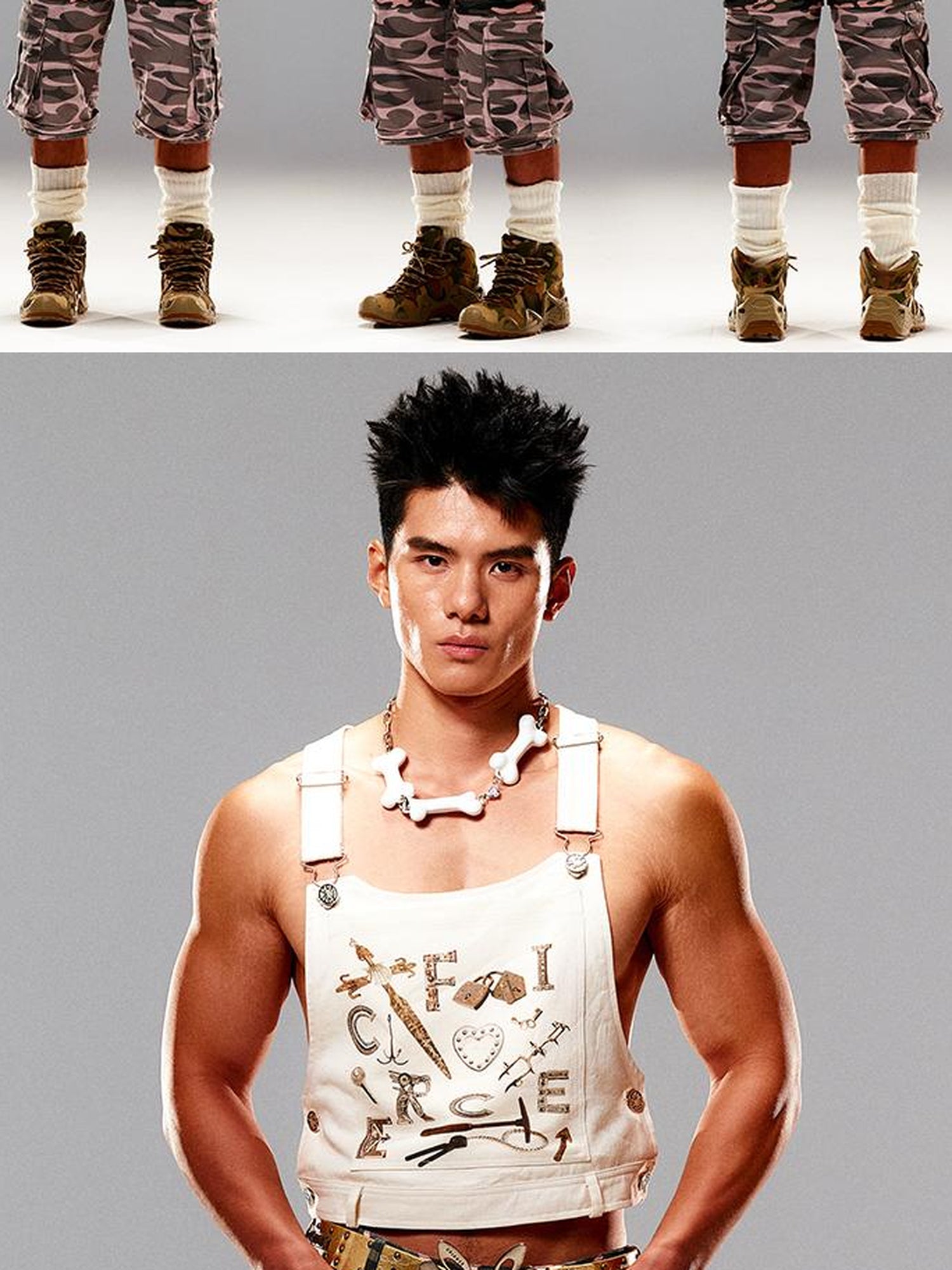 CFIERCE Tactical Vest With Weapon Camo Print