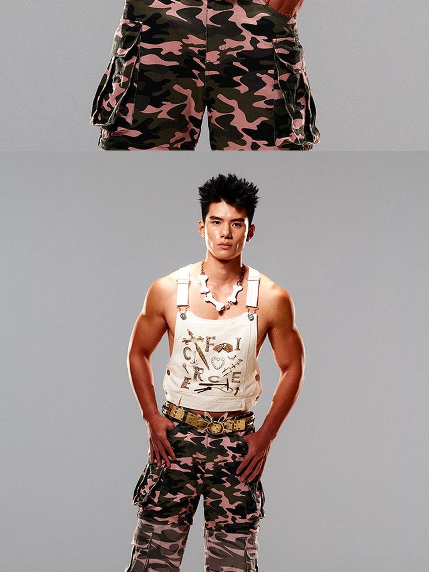 CFIERCE Tactical Vest With Weapon Camo Print