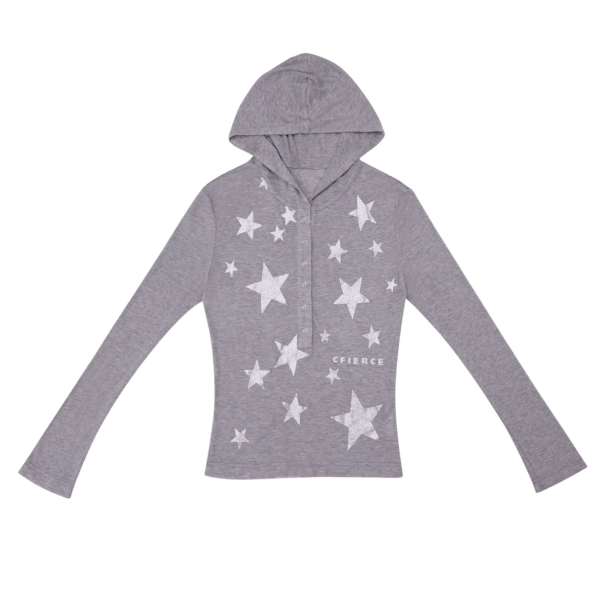 CFIERCE_Tencel_Cotton_Star_Print_Casual_Drop_Shoulder_Unisex_Long_Sleeve_White_T-Shirt_MISSTT