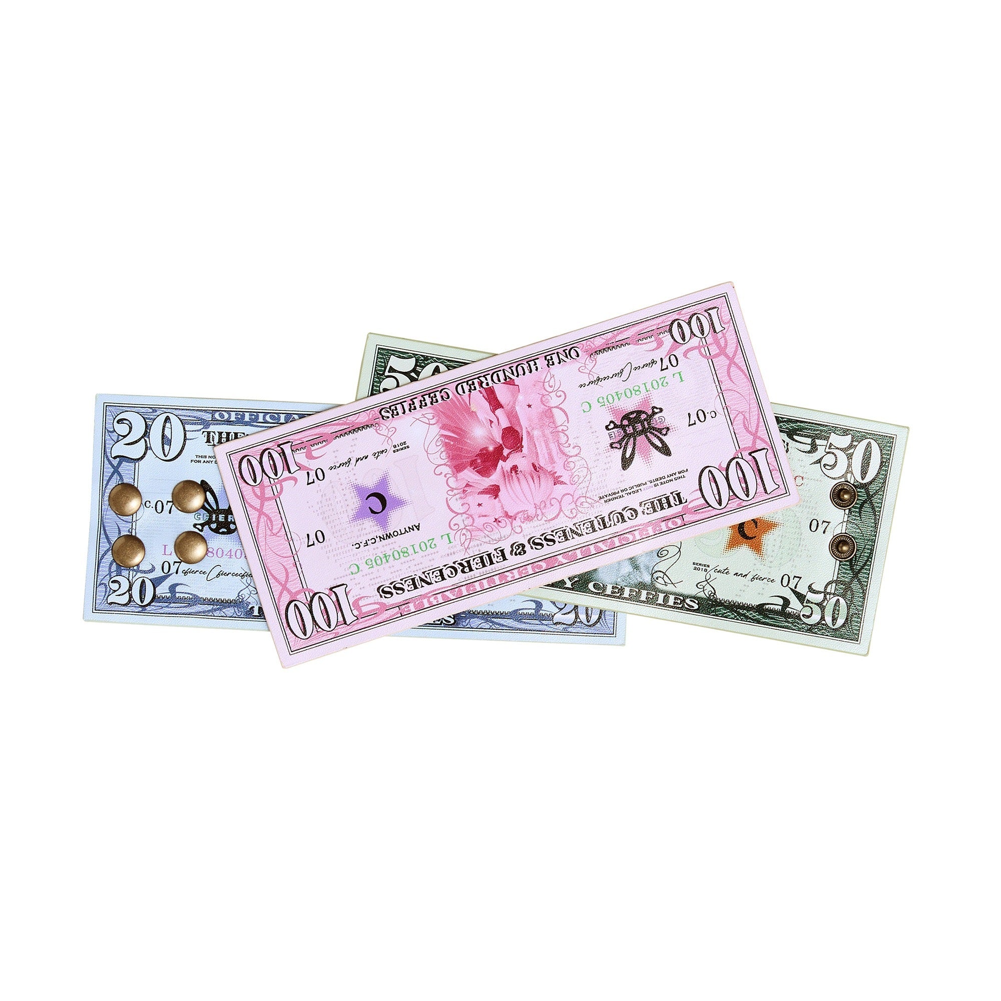 CFIERCE_Three_Coin_Printed_Pattern_Wrist_Cuff_Women&