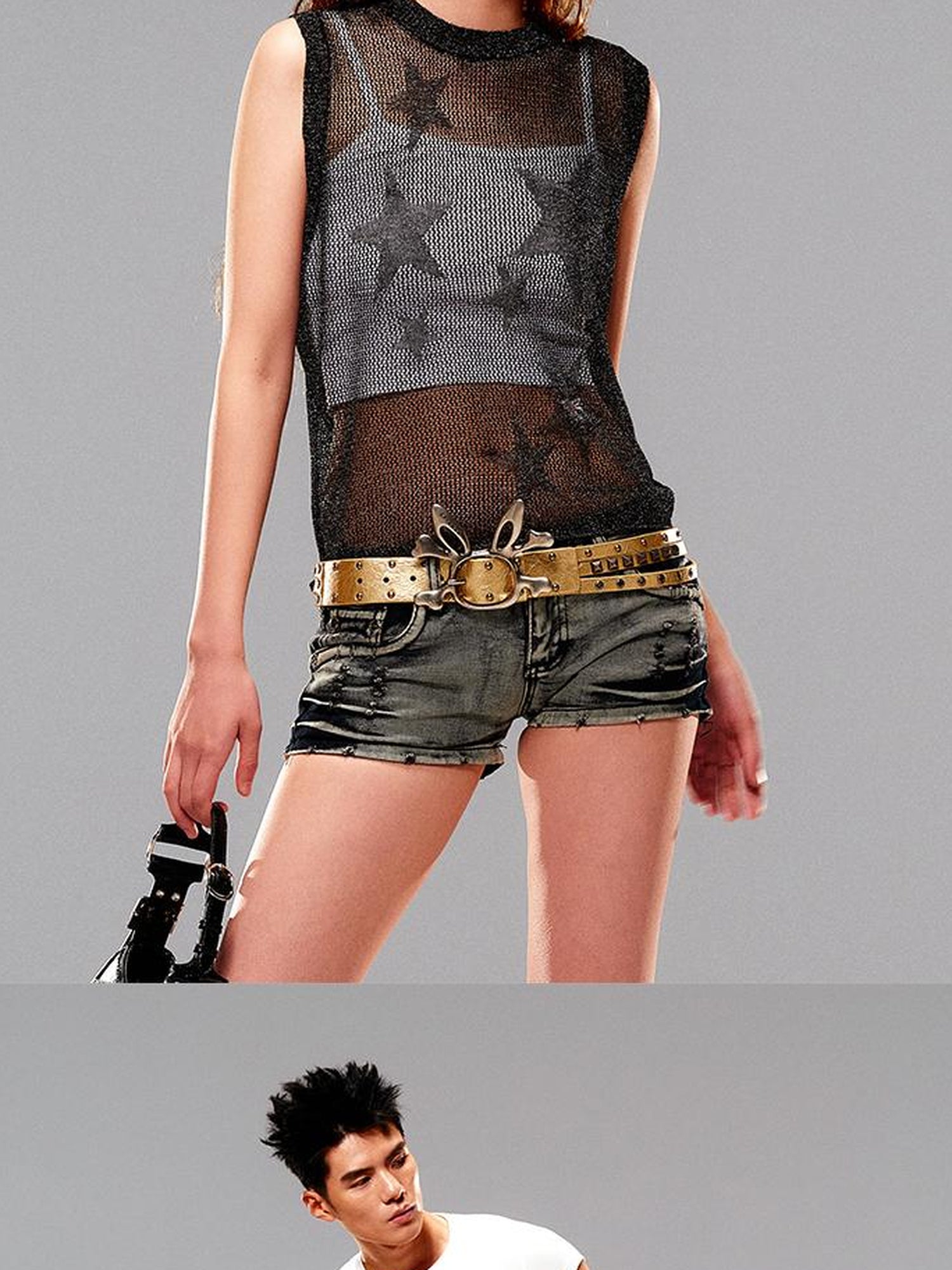 CFIERCE Wash Care Rabbit Skull Belt