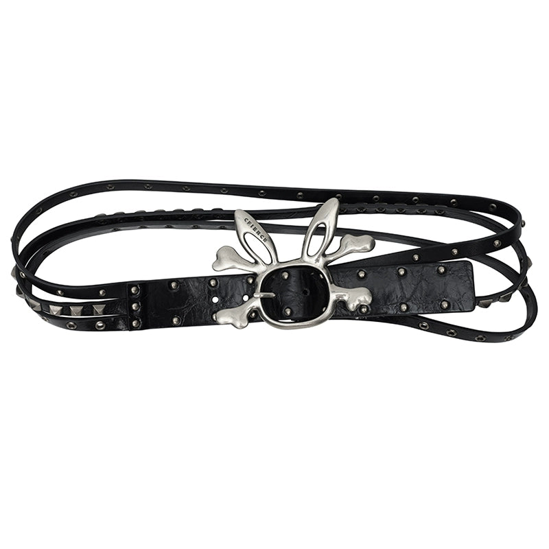 CFIERCE_Wash_Care_Rabbit_Skull_Belt_MISSTT