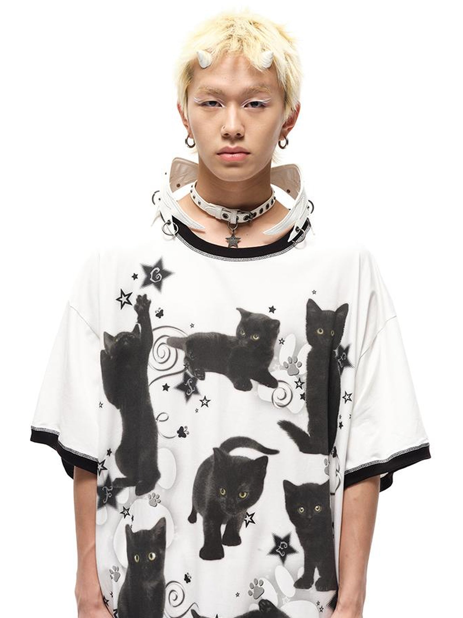 CFIERCE Winged Leather Collar