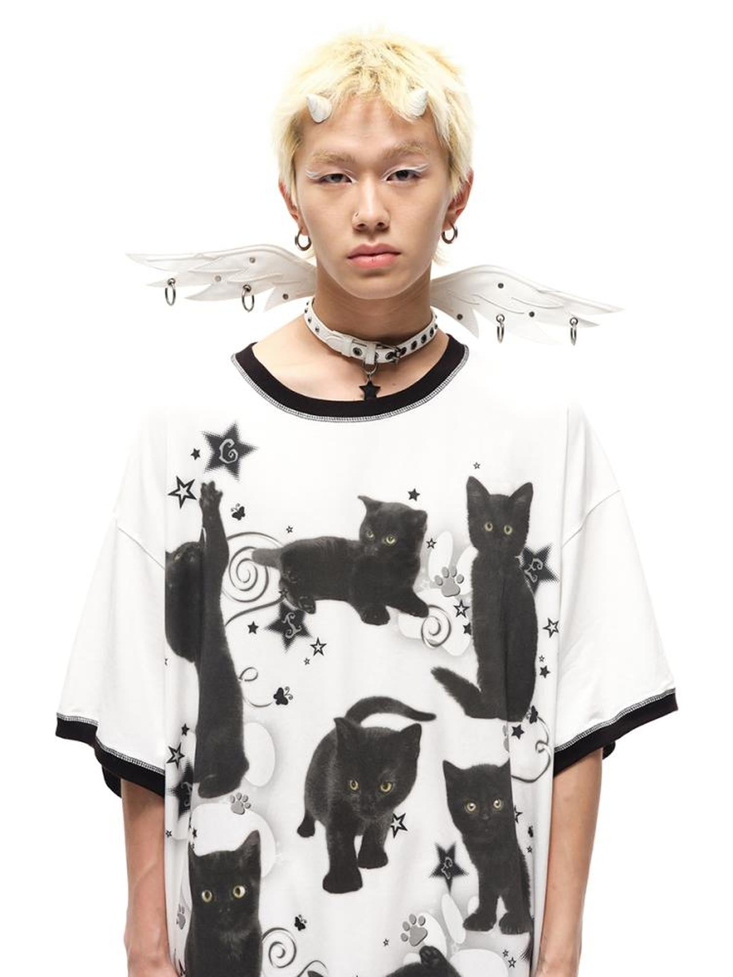CFIERCE Winged Leather Collar