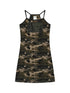 Camouflage Patchwork Strap Dress