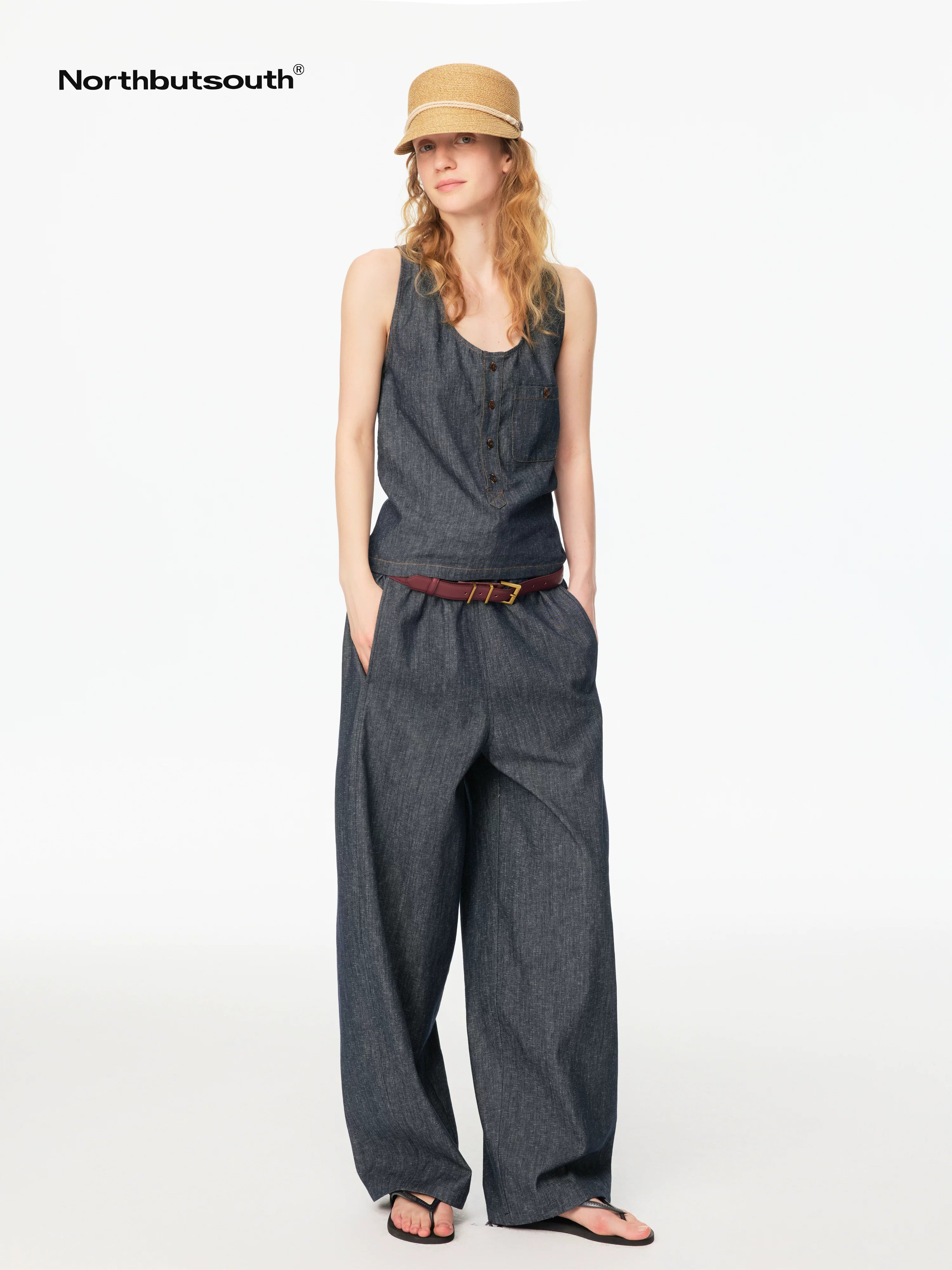 Casual Multi Button Front Relaxed Fit Women&