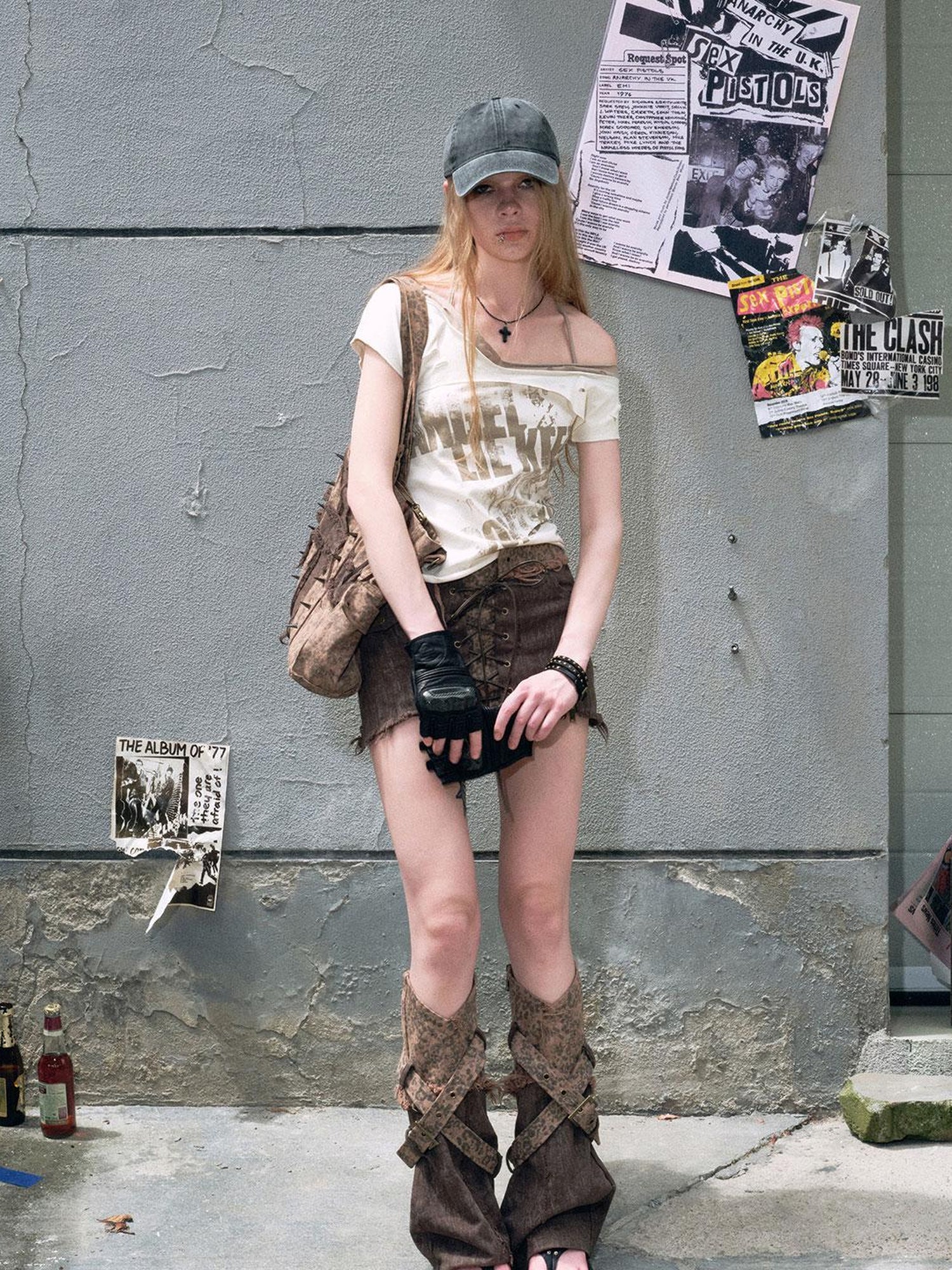 Cest Nous Crooked Club Graffiti Tee