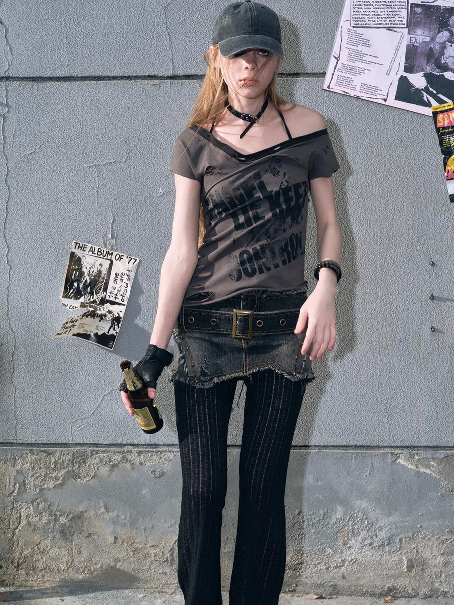 Cest Nous Crooked Club Graffiti Tee