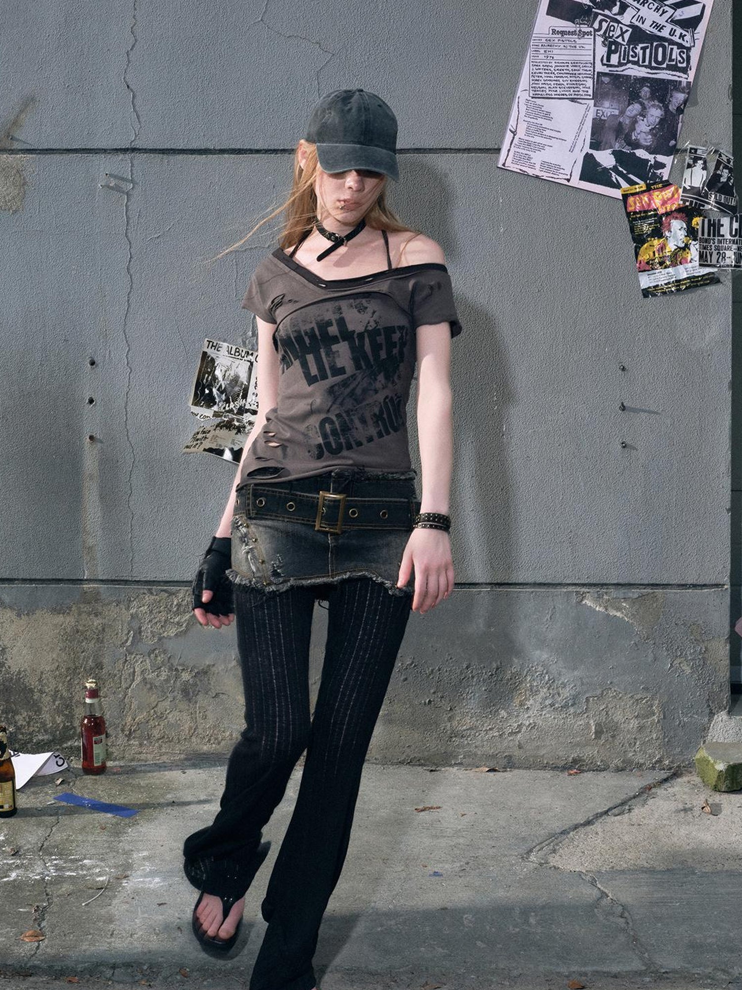 Cest Nous Crooked Club Graffiti Tee