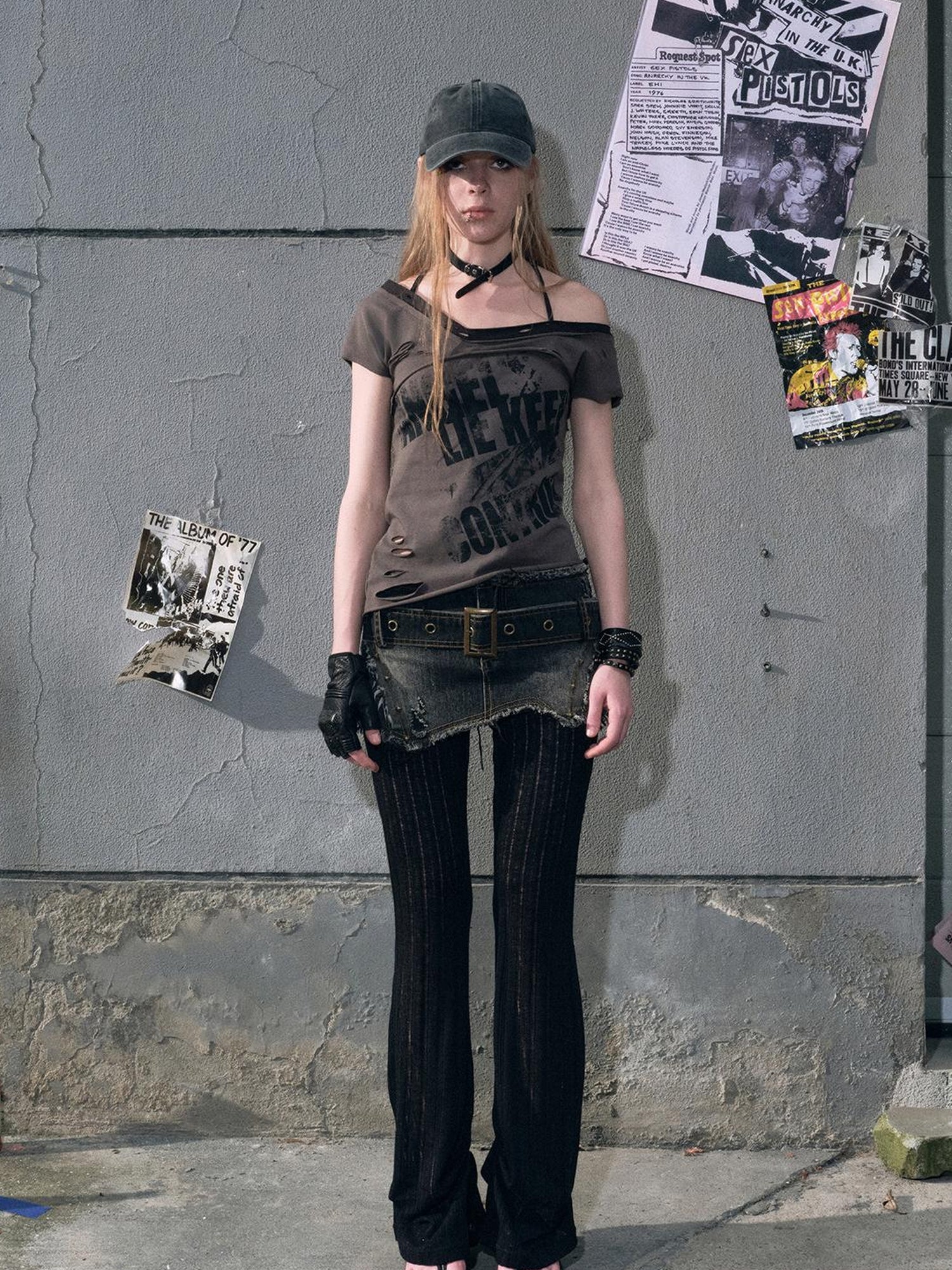 Cest Nous Crooked Club Graffiti Tee