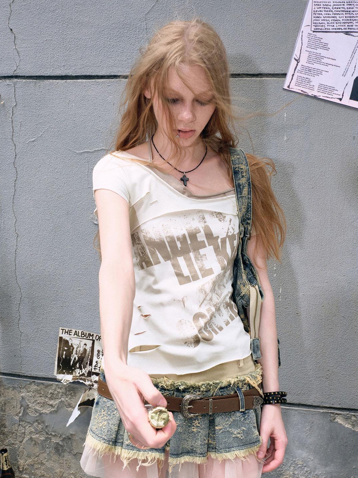 Cest Nous Crooked Club Graffiti Tee