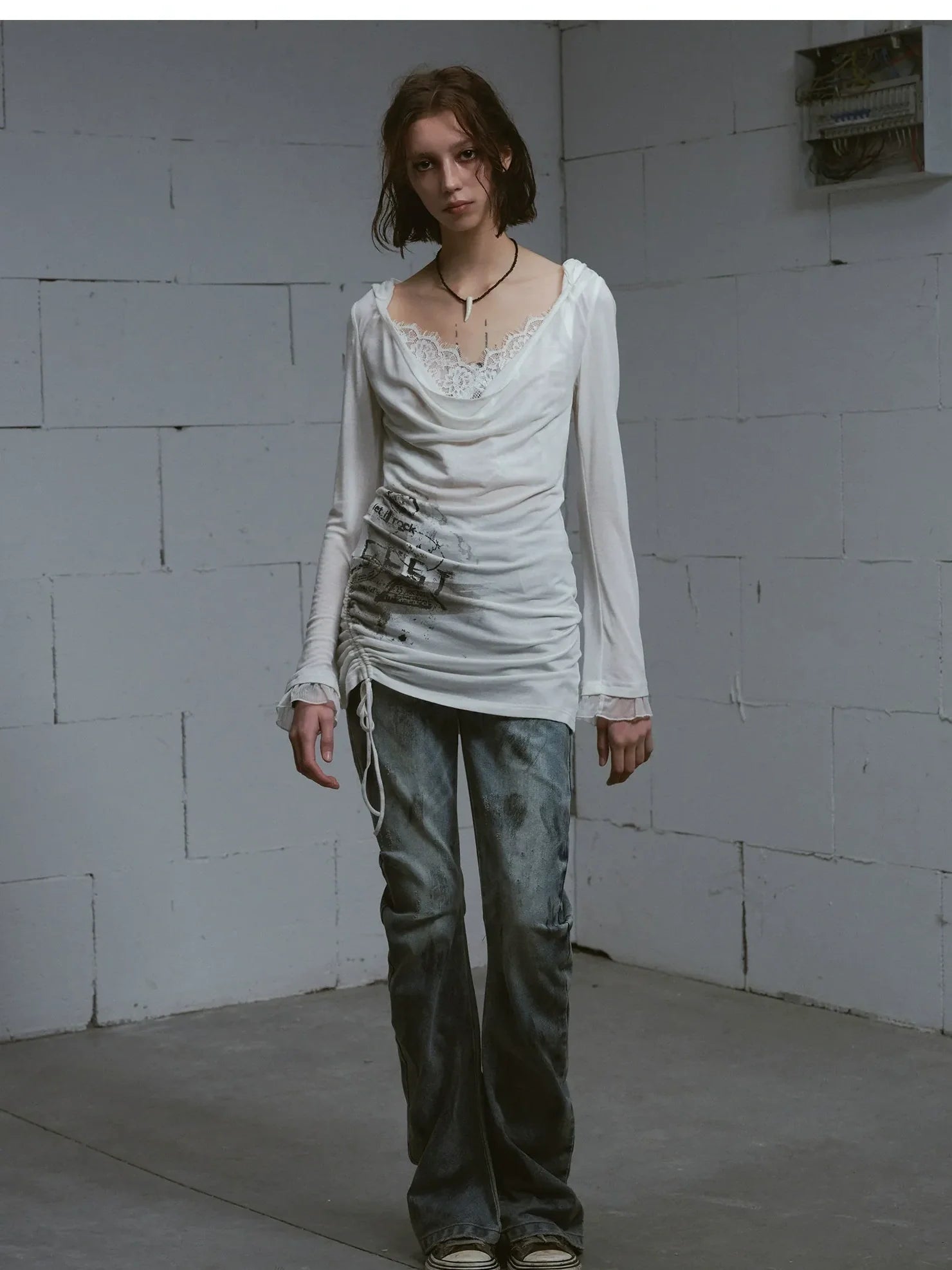 Cest Nous Lost Road Swing Hoodie Dress