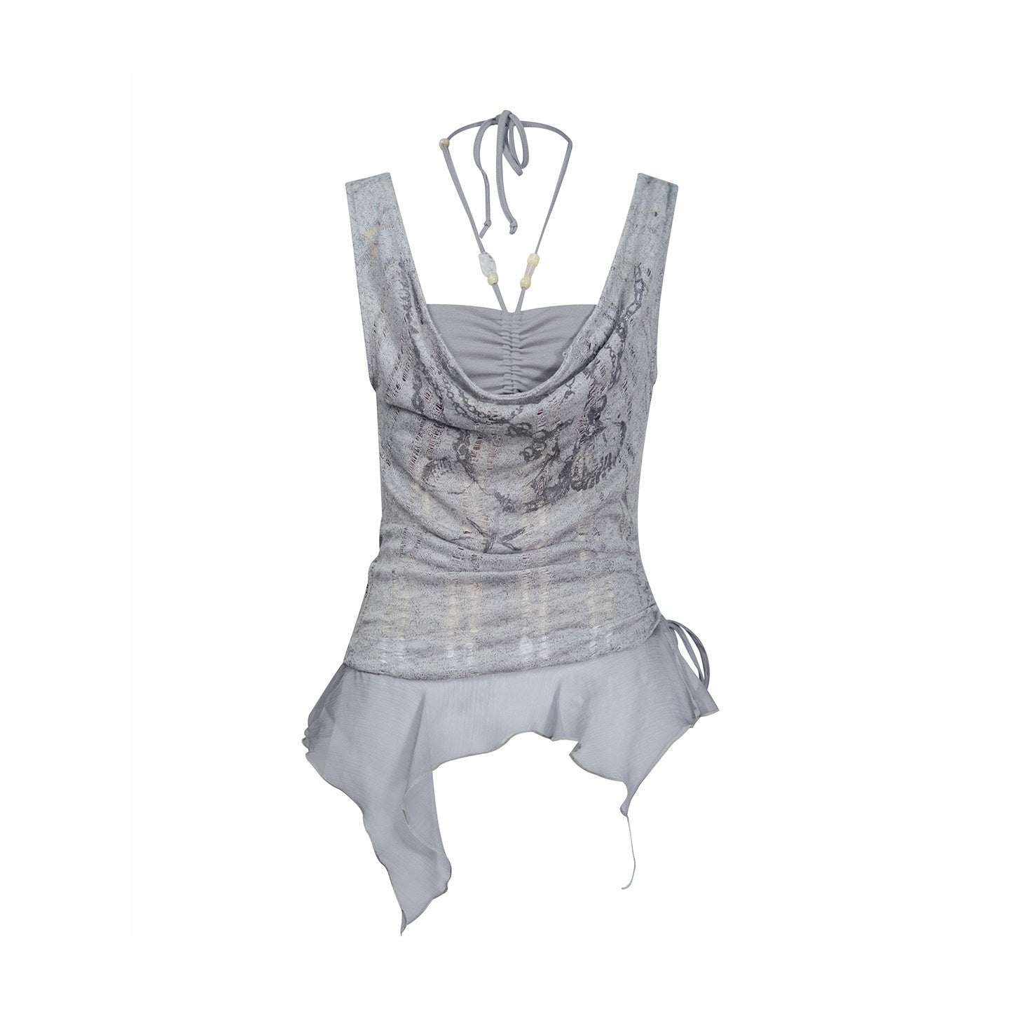Cest_Nous_Mist_Blue_Printed_Beaded_Asymmetric_Cowl_Women&