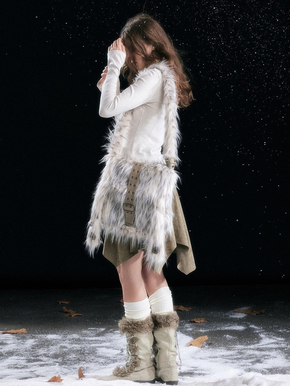 Cest Nous Original Design Minimalist Lock Closure Crossbody For Women Everyday Bag