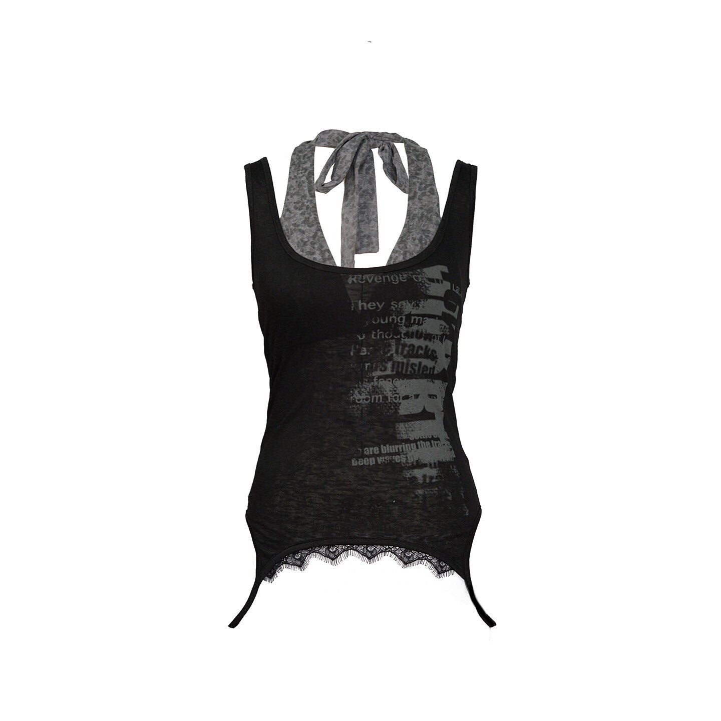 Cest_Nous_Printed_Patchwork_Layered_Two_Piece_Halter_Women&