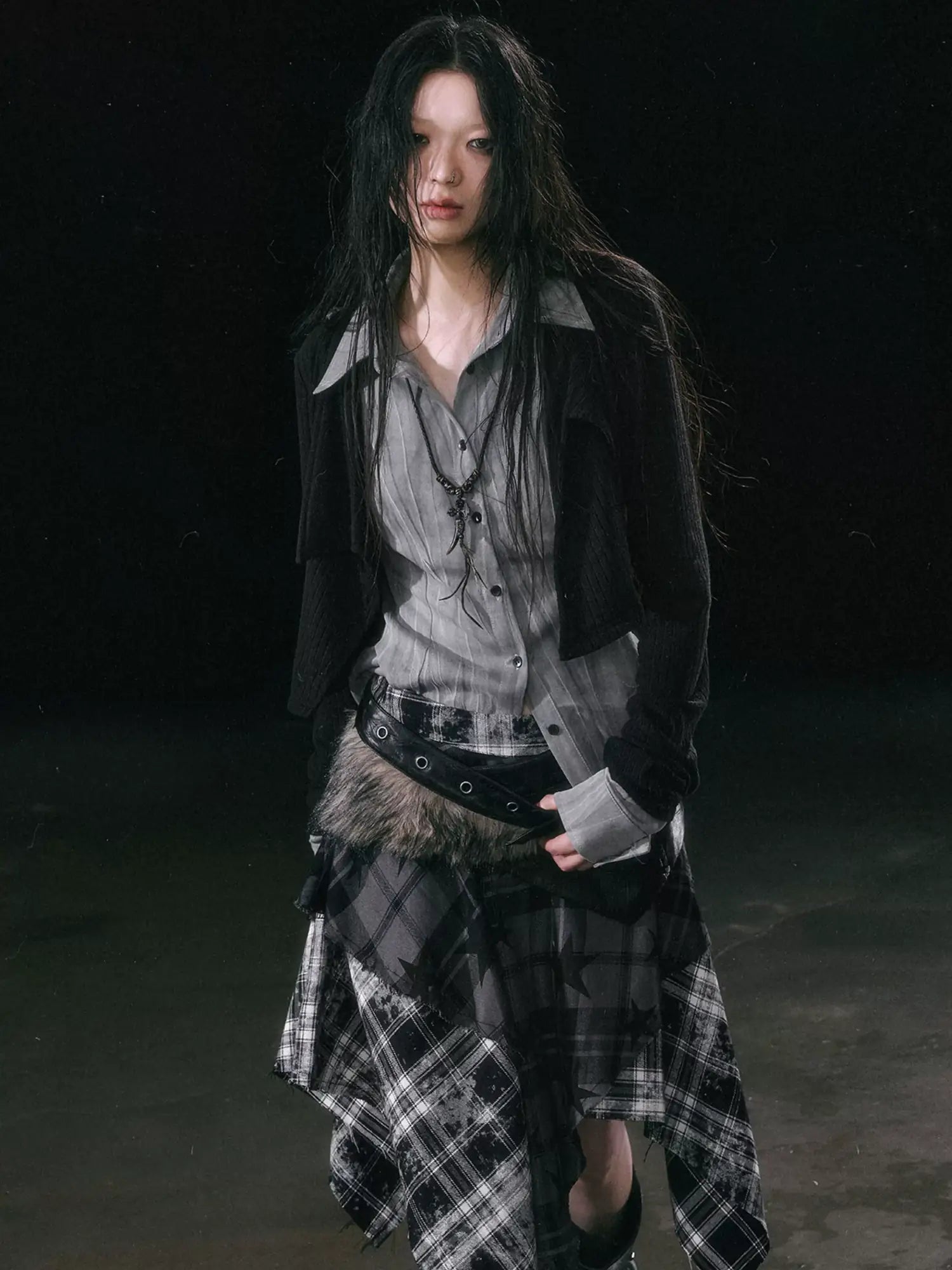 Cest Nous Rebel In Disguise Patchwork Shirt