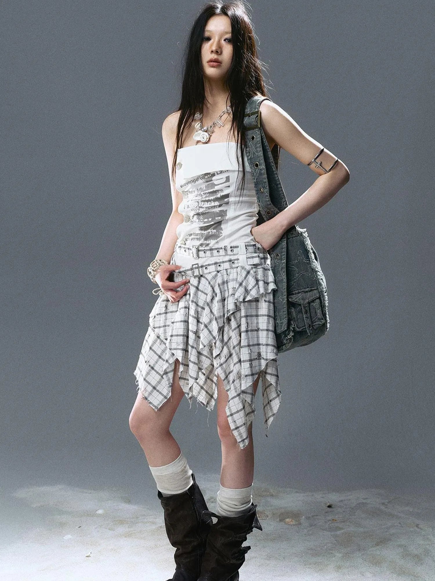 Sea Witch Crystal Shell Layered Necklace