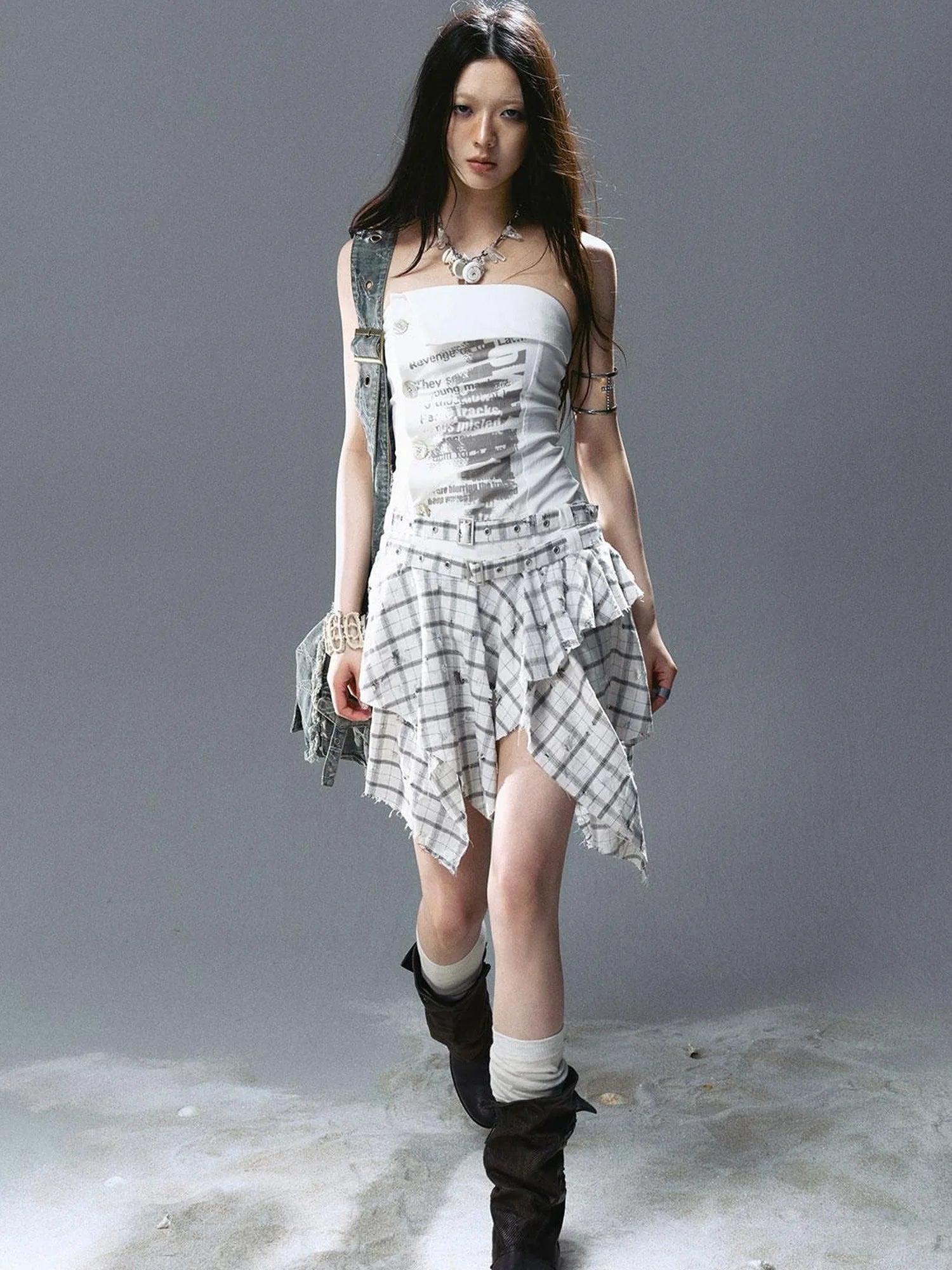 Sea Witch Crystal Shell Layered Necklace