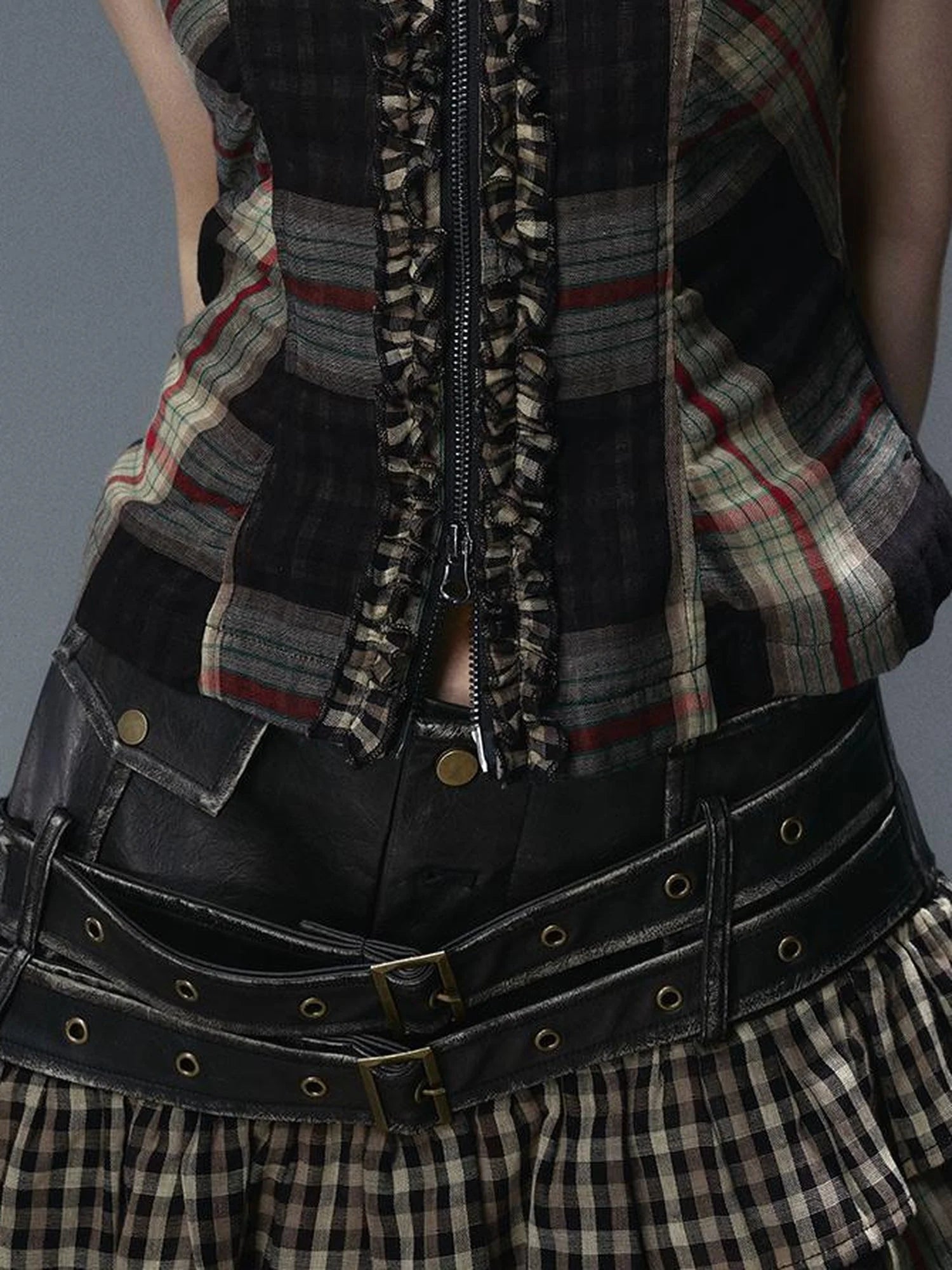 Sea Witch Poetry Vintage Gothic Ruffles V-neck T-shirt Long-Sleeve