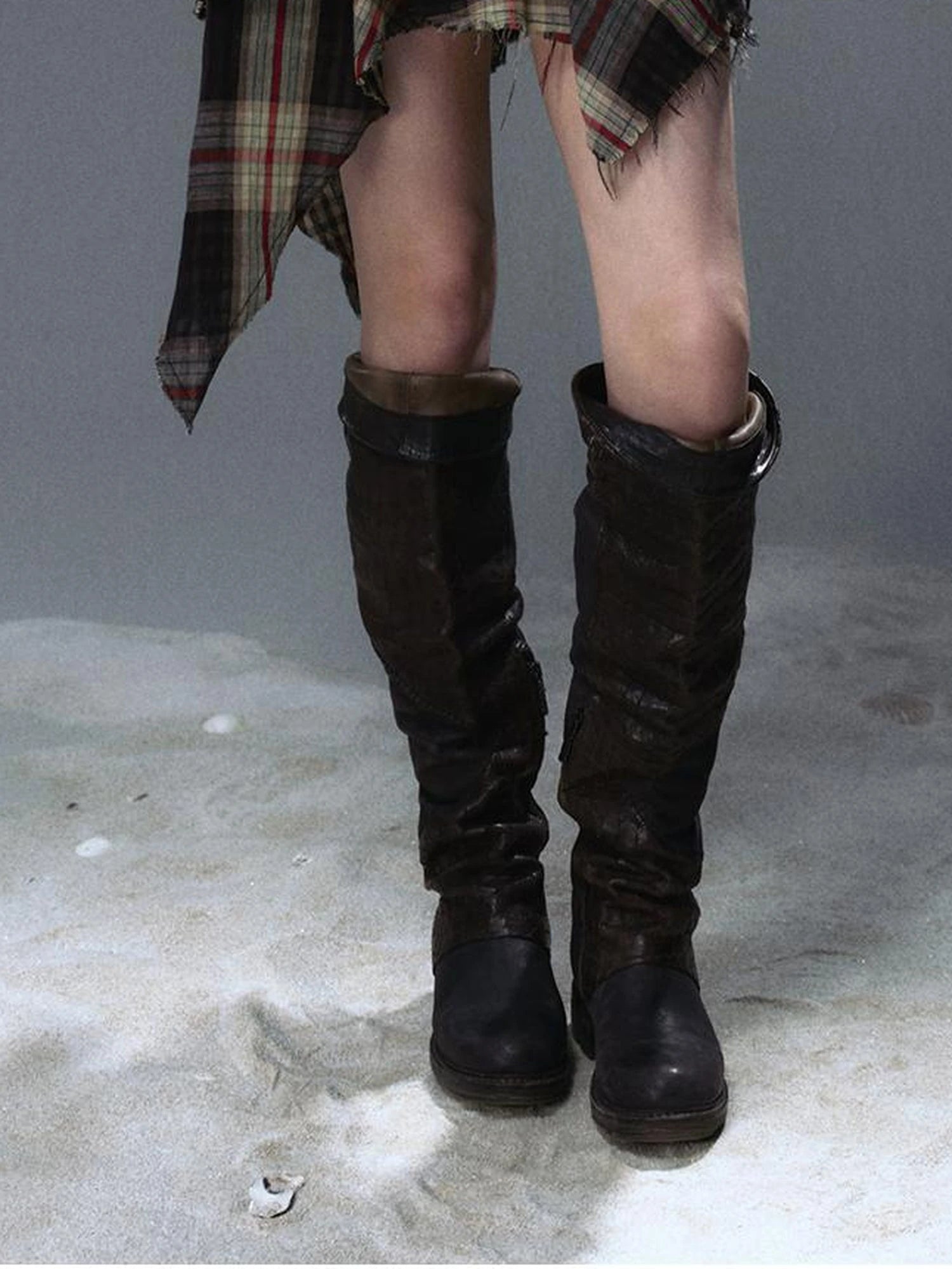 Sea Witch Poetry Vintage Gothic Ruffles V-neck T-shirt Long-Sleeve