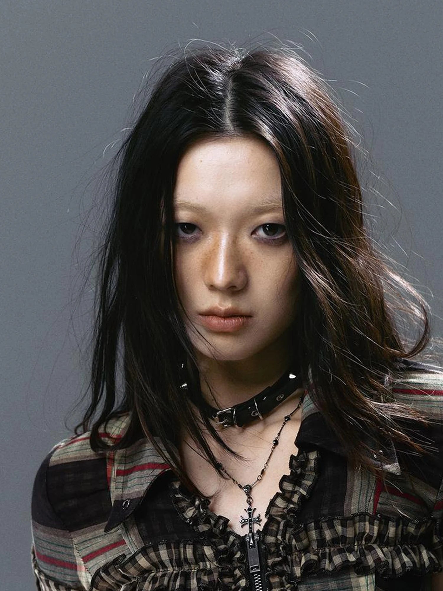 Sea Witch Poetry Vintage Gothic Ruffles V-neck T-shirt Long-Sleeve