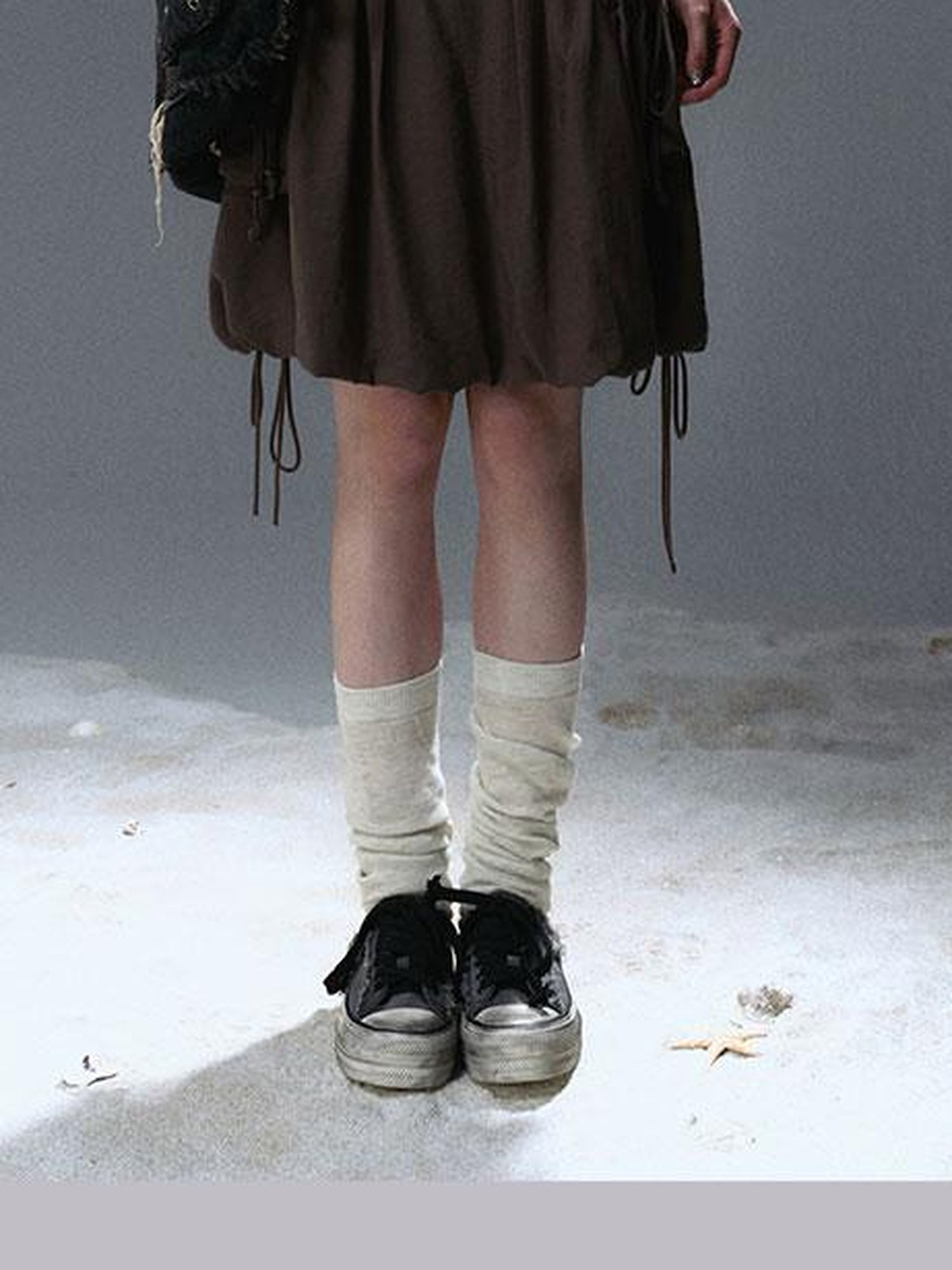 Update Cest Nous Sea Witch Punk Romantic Drawstring Boucle Skirt