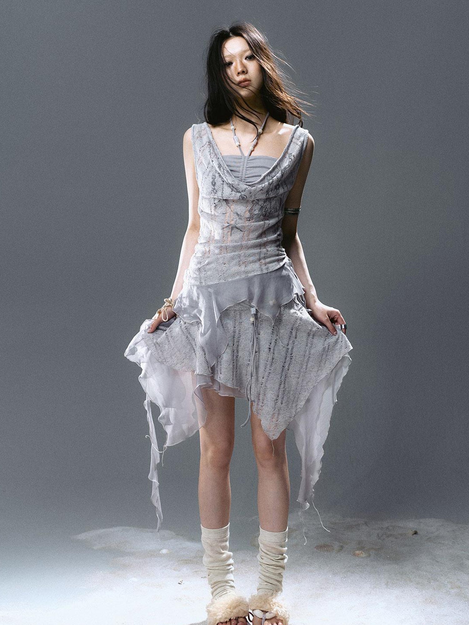 Update Cest Nous Seafoam Lace Shell Beaded Swing Top