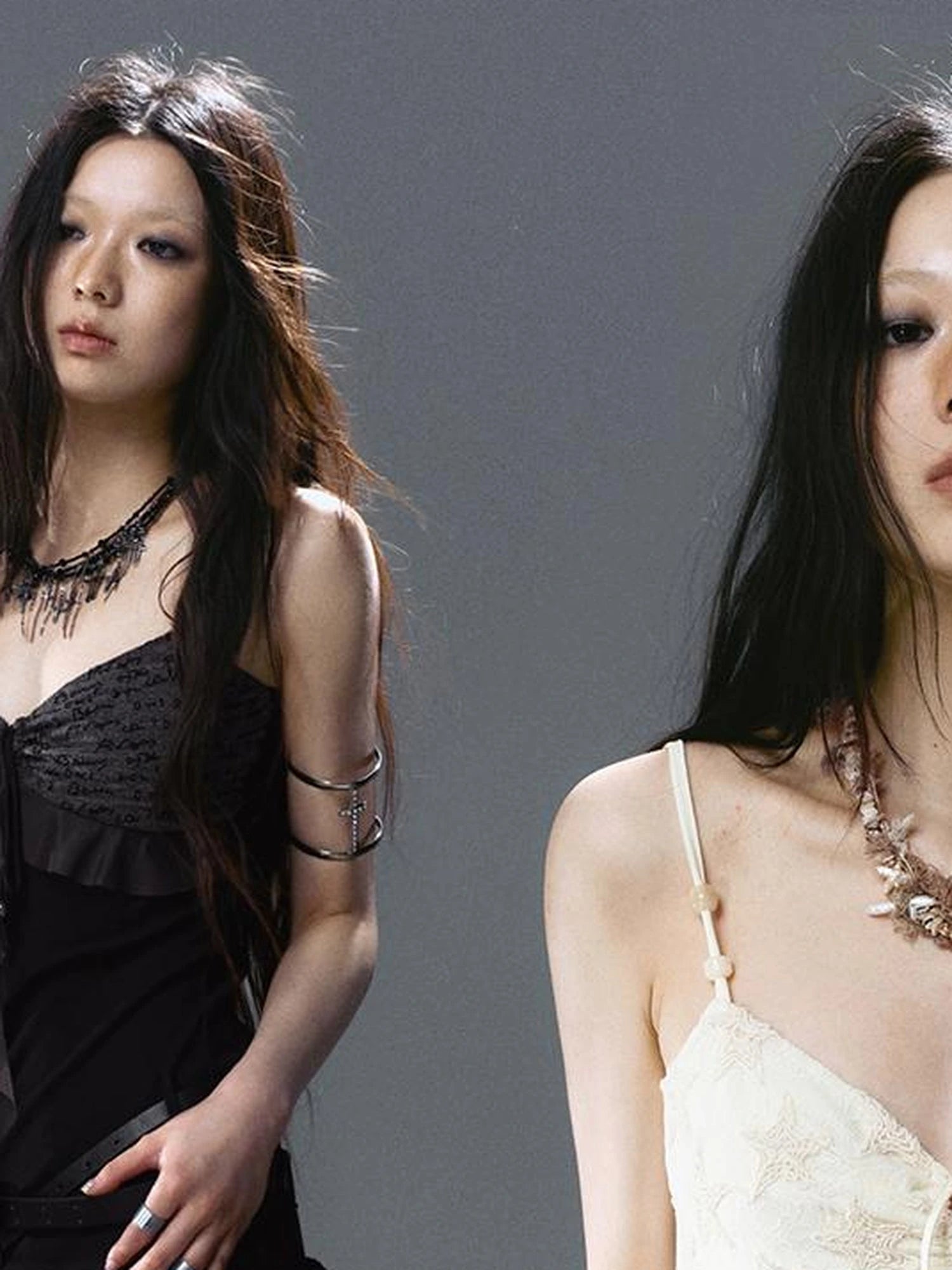 Seafoam Lace Up Ruffle Hem Slip Dress V Neck