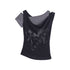 Chinese Clothing Cest Nous Update Punk Graffiti Asymmetric Tee V-neck T-shirt Long Sleeve MISSTT
