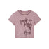 Chinese Clothing Cest Nous Update Punk Graffiti Cropped Tee V-neck T-shirt Long Sleeve MISSTT