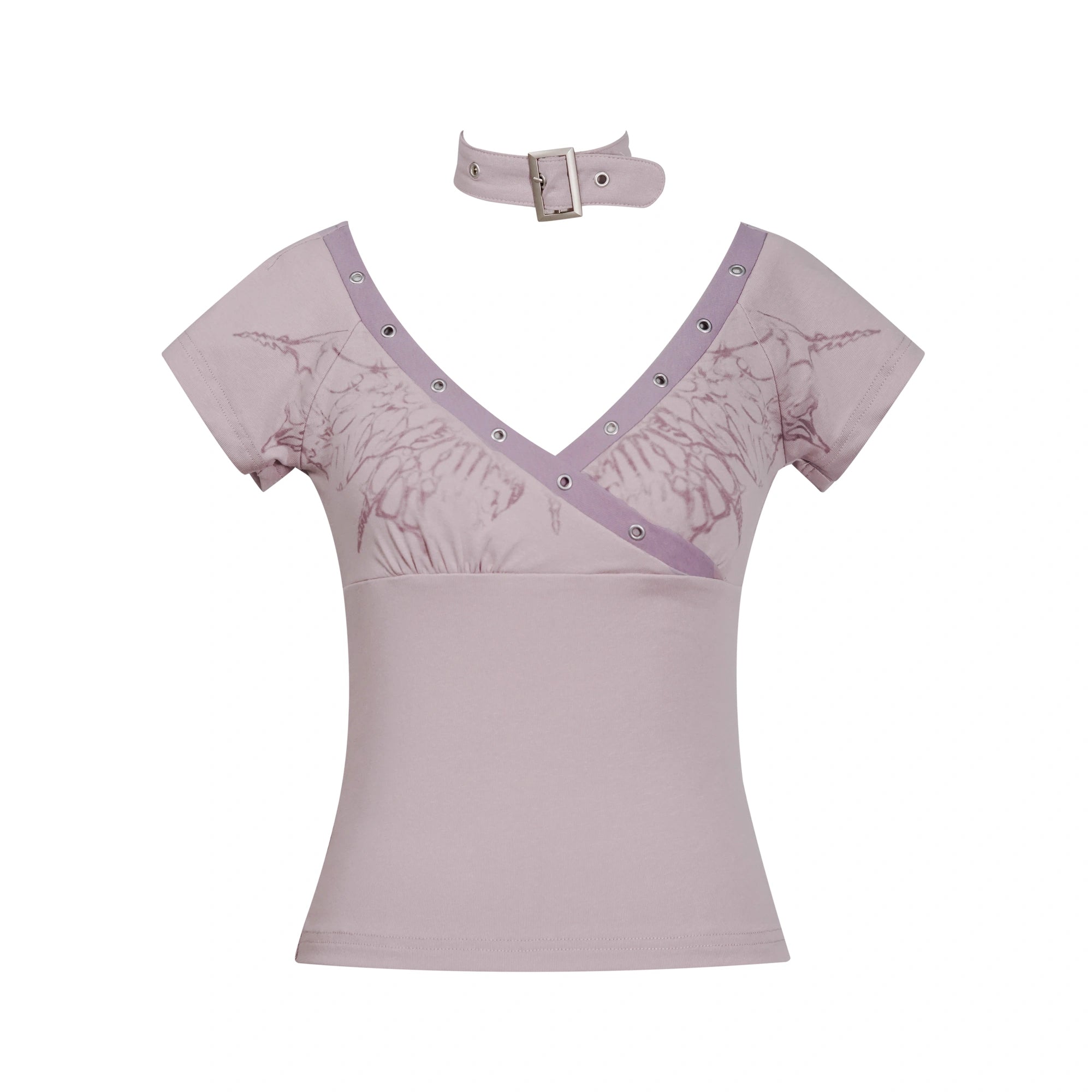 Chinese Clothing Cest Nous Update Sea Fallen Butterfly Slim Tee MISSTT