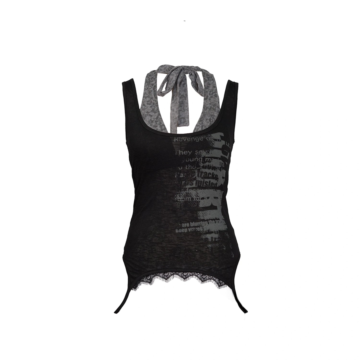 Chinese Clothing Cest Nous Update Two Way Graffiti Bandeau Set MISSTT