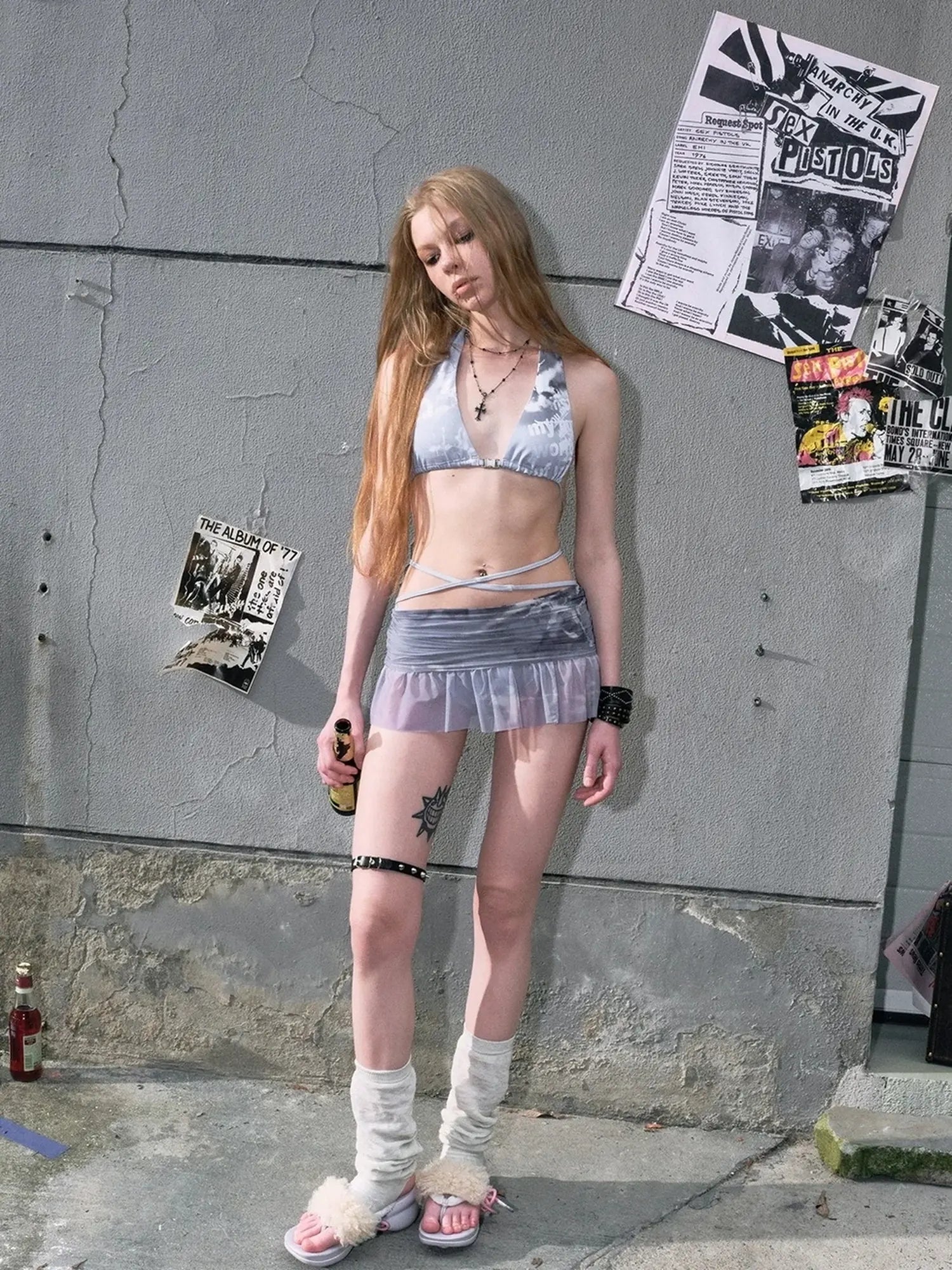 Chinese Clothing Cest Nous Update Underwater Dream Tie Dye Swimsuit Set